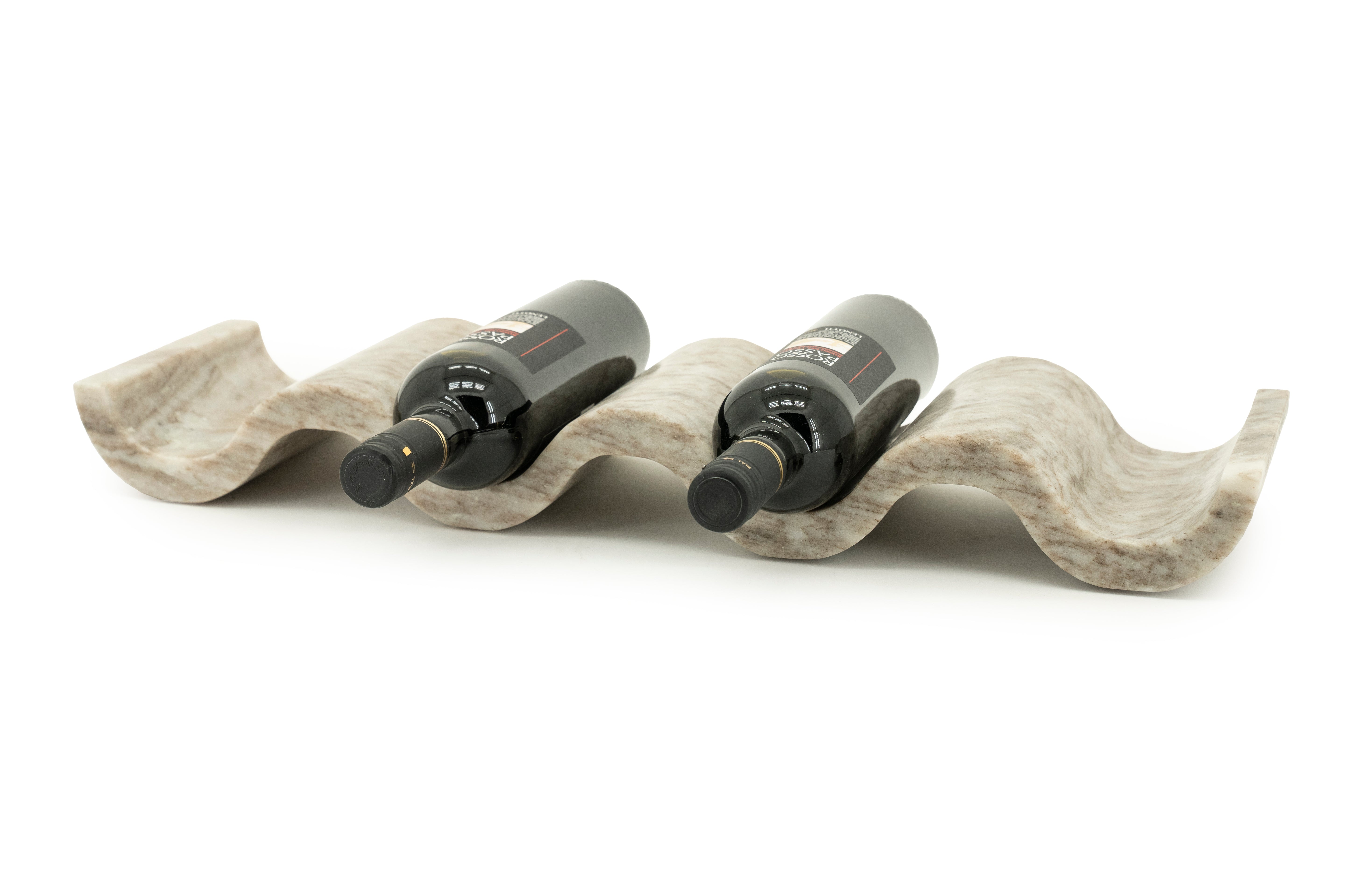 AIREN Gray Marble Wine Rack