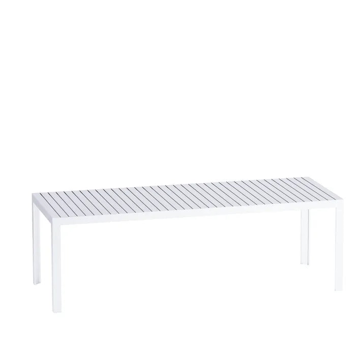 Kalimba white garden table