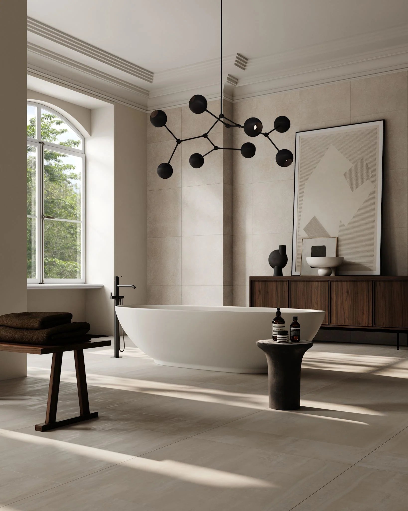 Pendelleuchte DROP GLOBE schwarz verbrannt