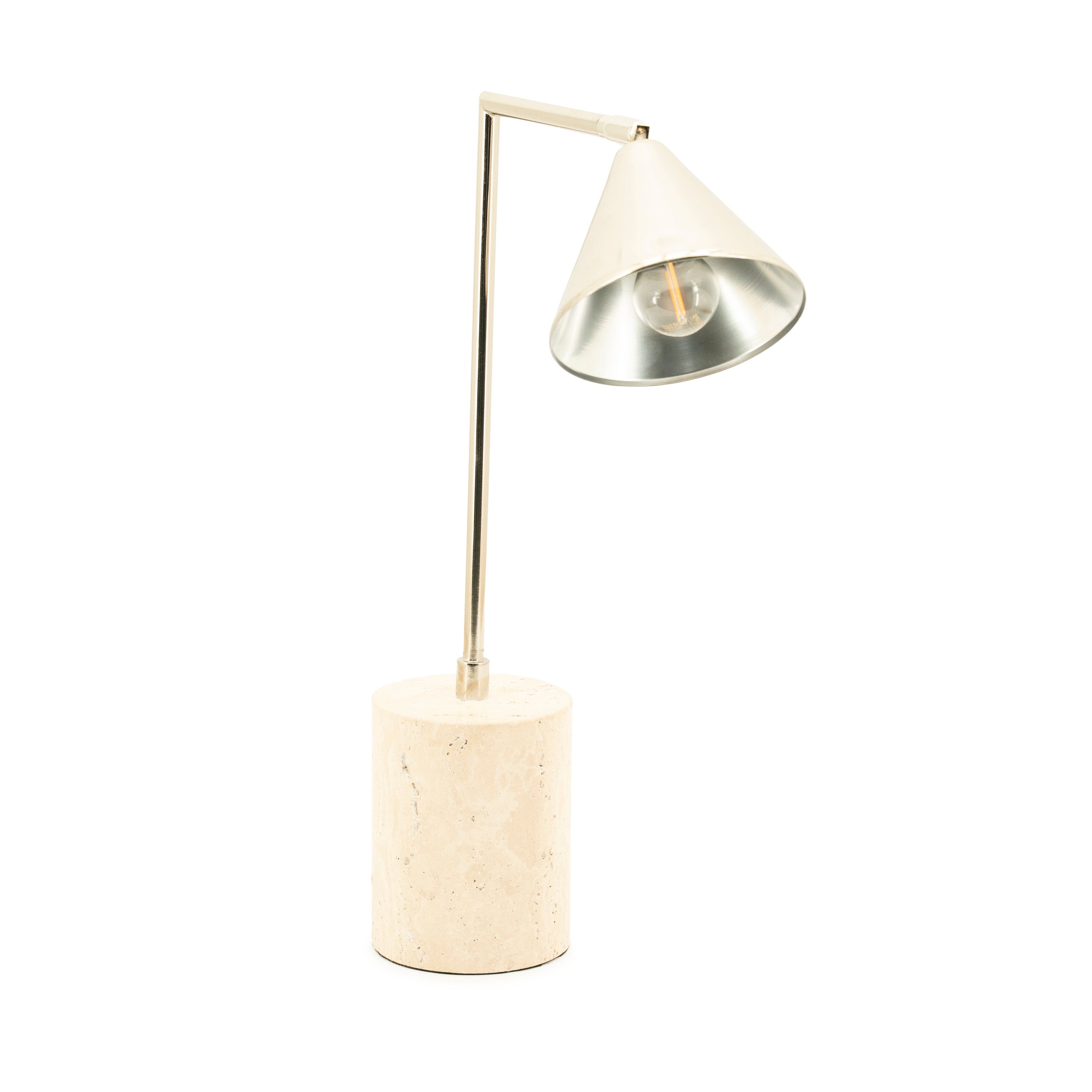 Lampa stołowa LUMINA beżowy marmur