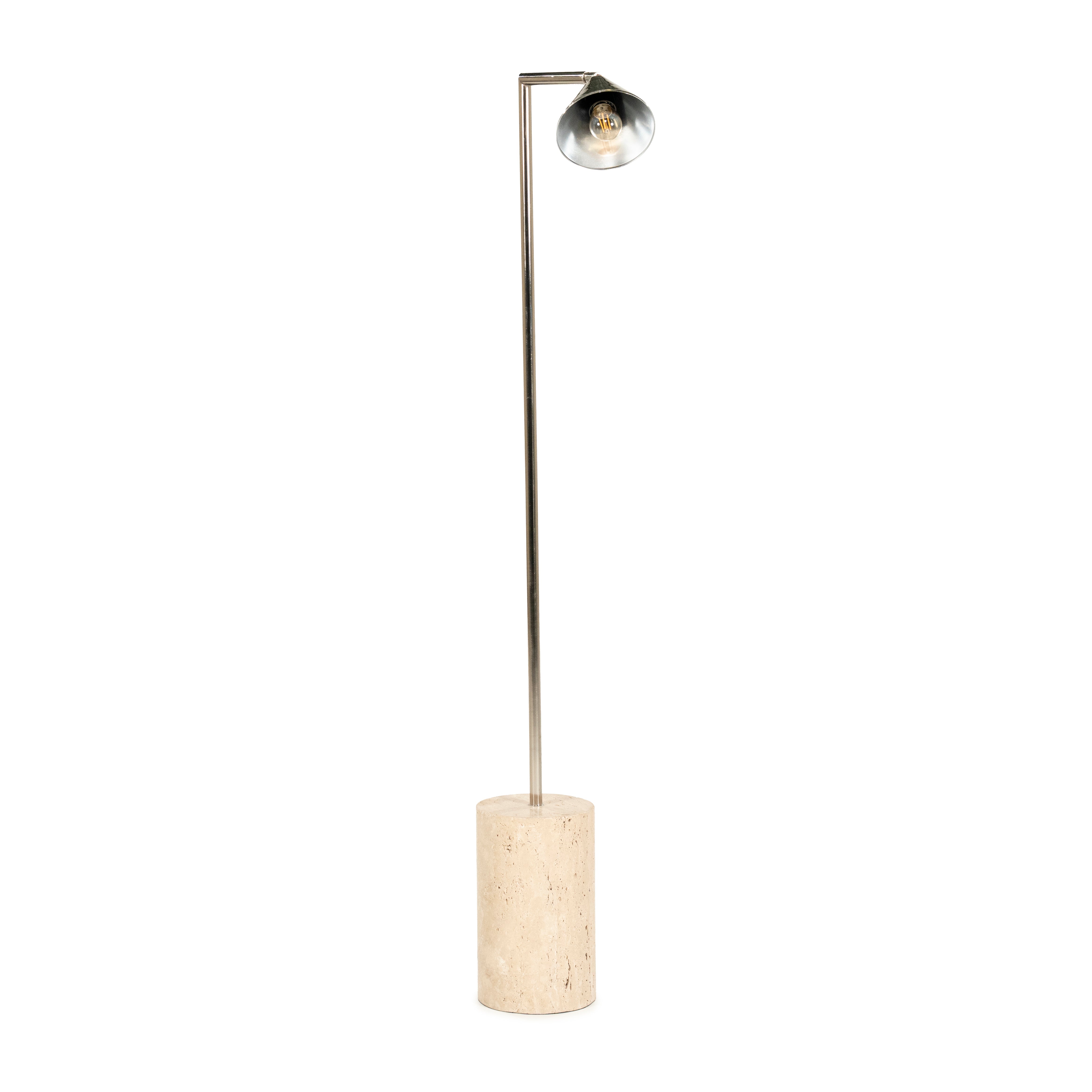 Lampa podłogowa LUMINA beżowy marmur