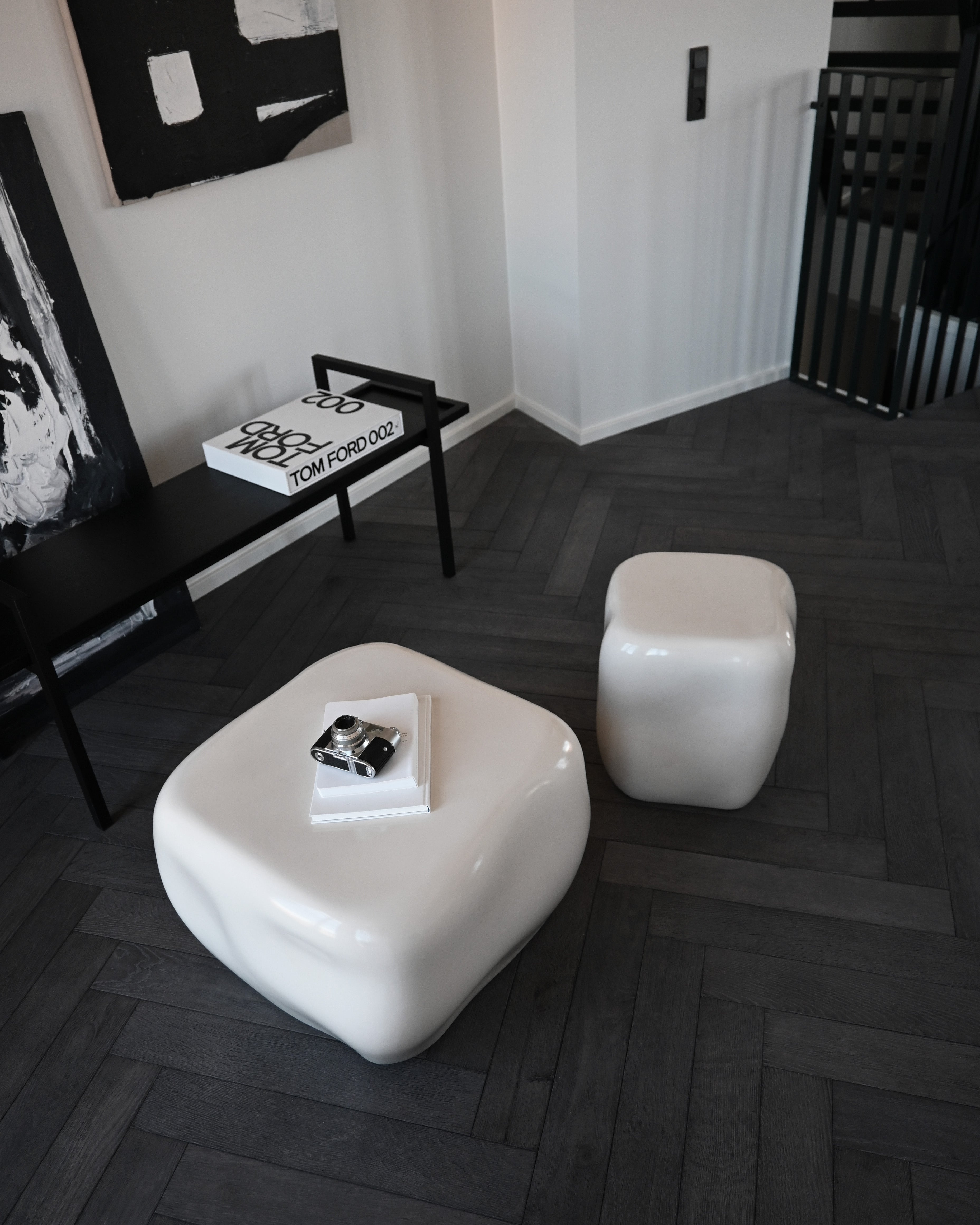 ISHI Coffee Table White Ceramic