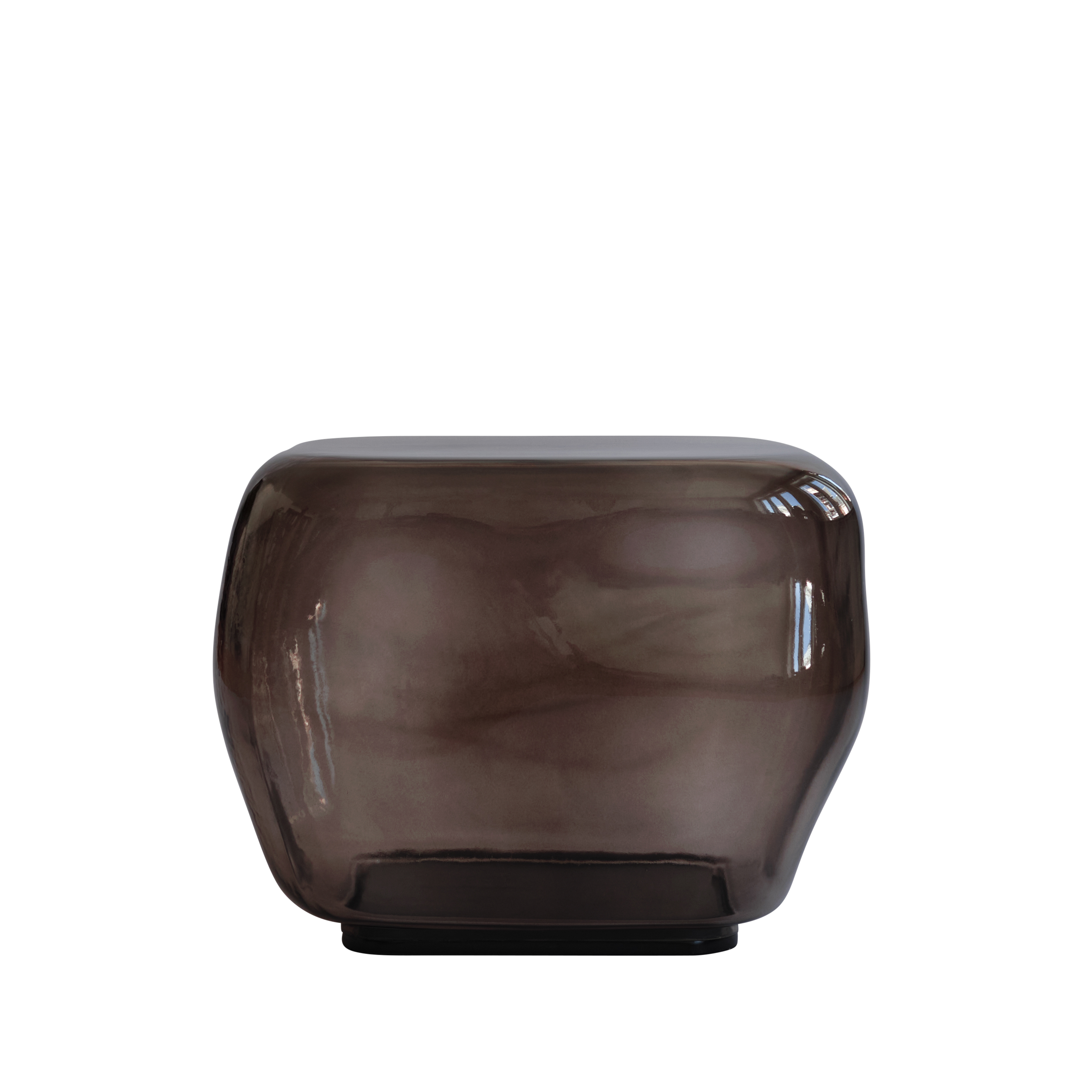 ISHI Coffee Table Brown Glass