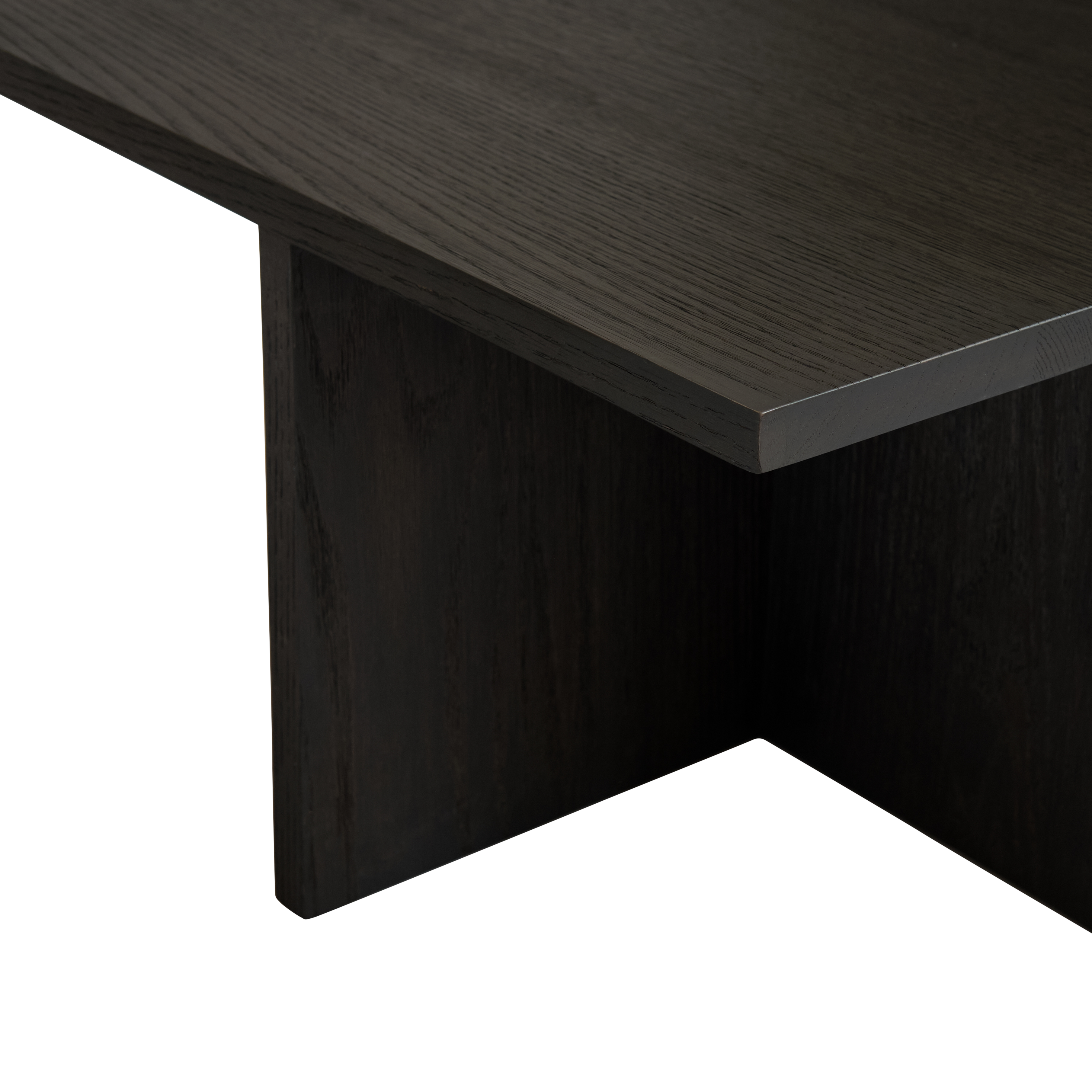 BRUTUS coffee table black oak