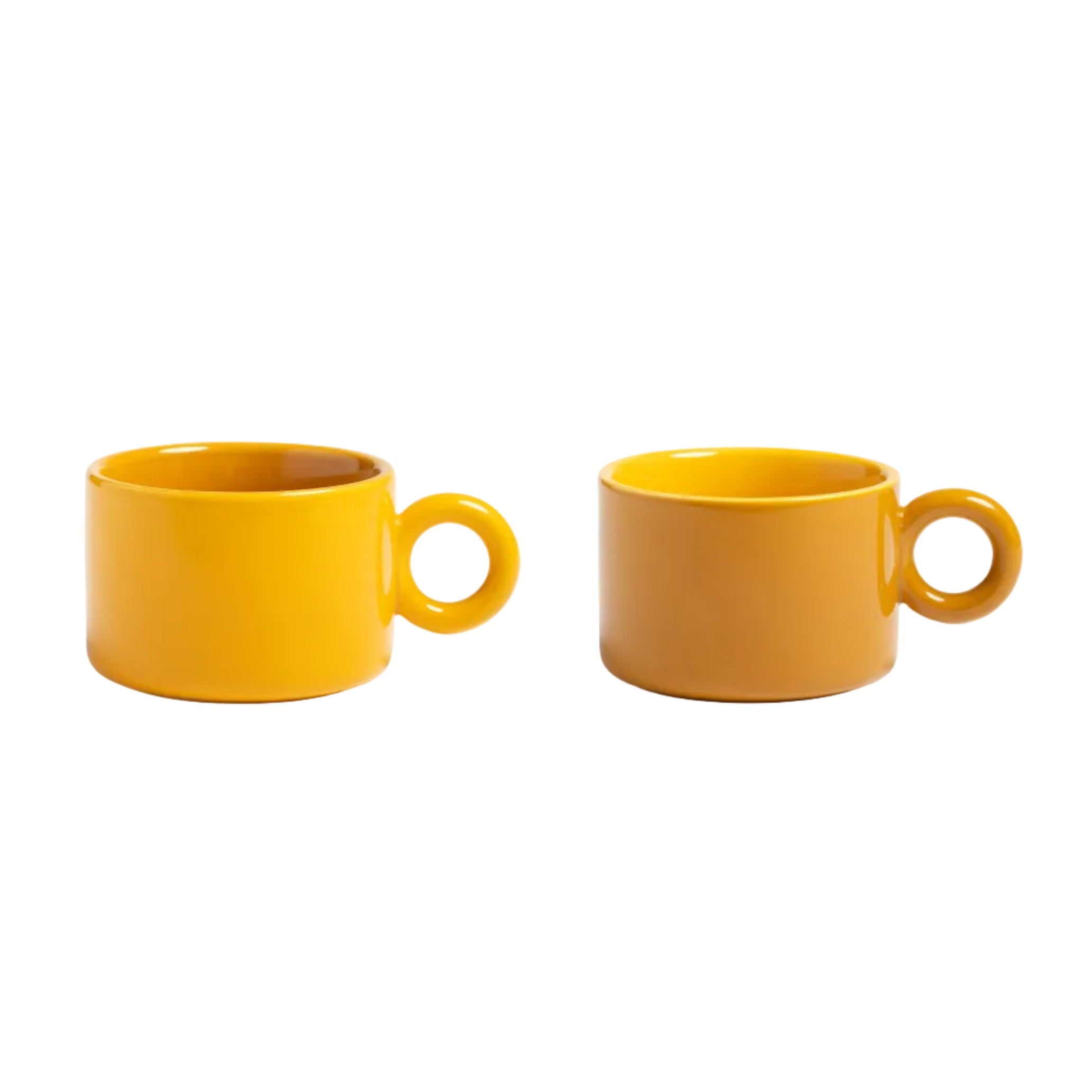 CHIQUITO Cup Set Yellow Porcelain