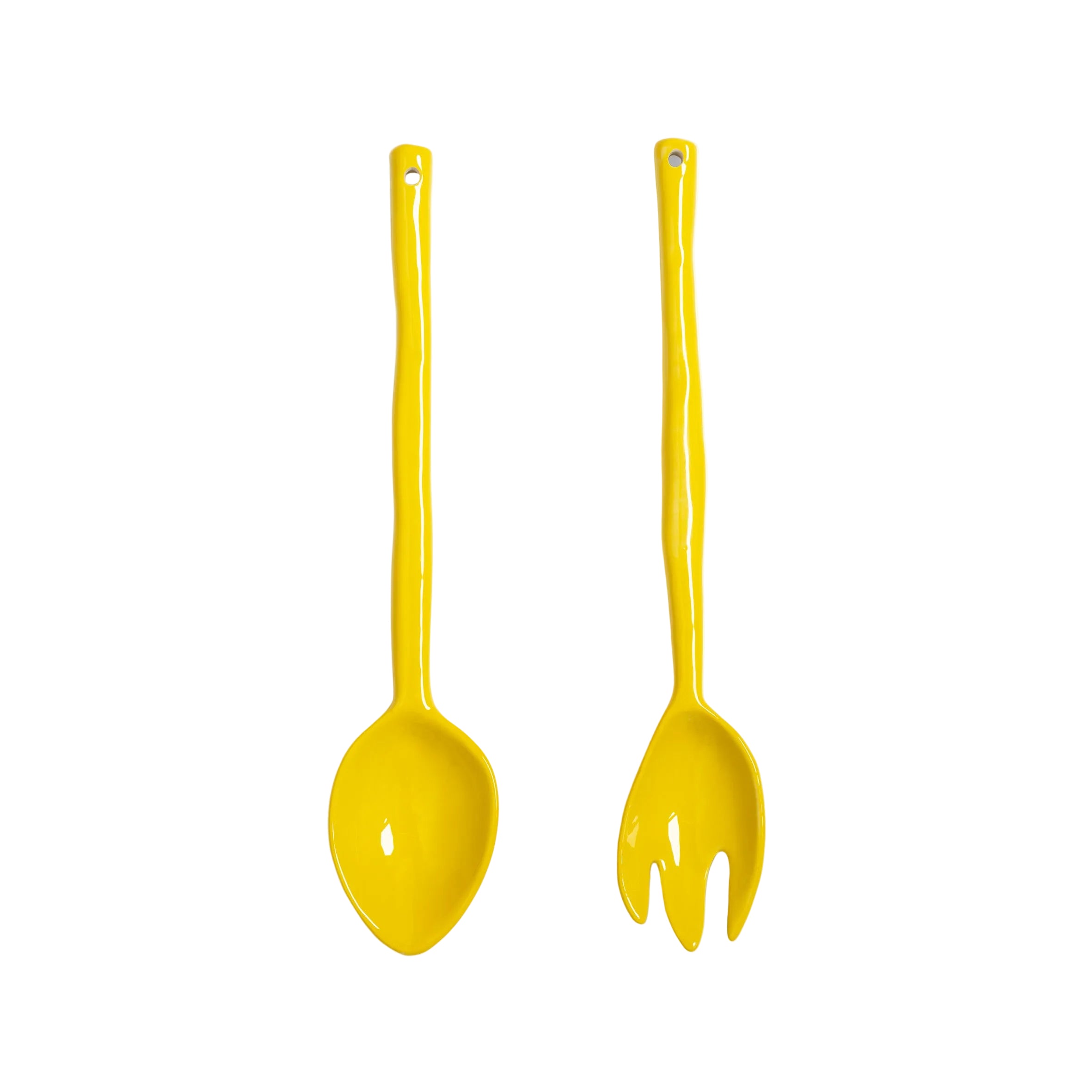 BOAVISTA UNI Yellow Salad Cutlery