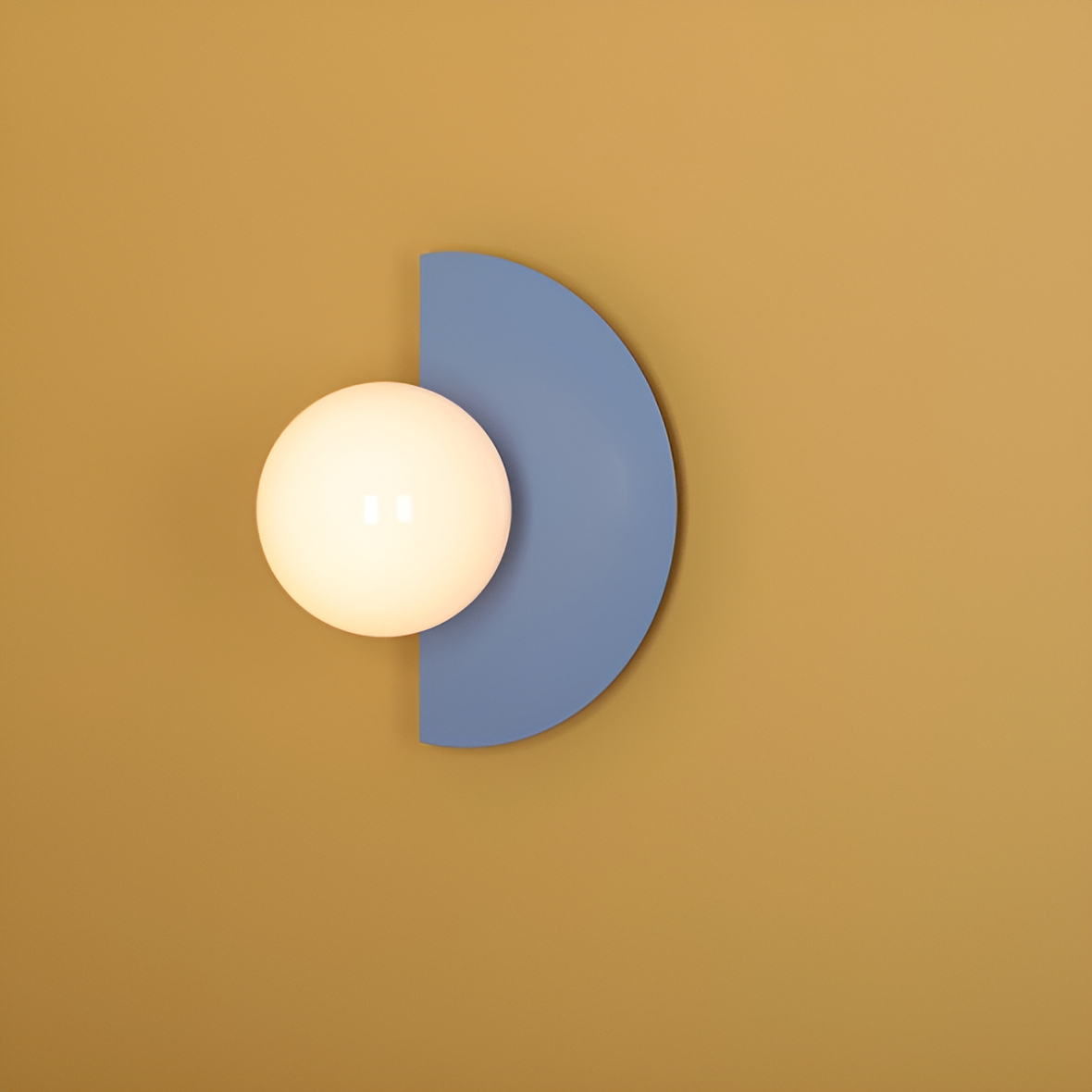 Loop Blue wall lamp