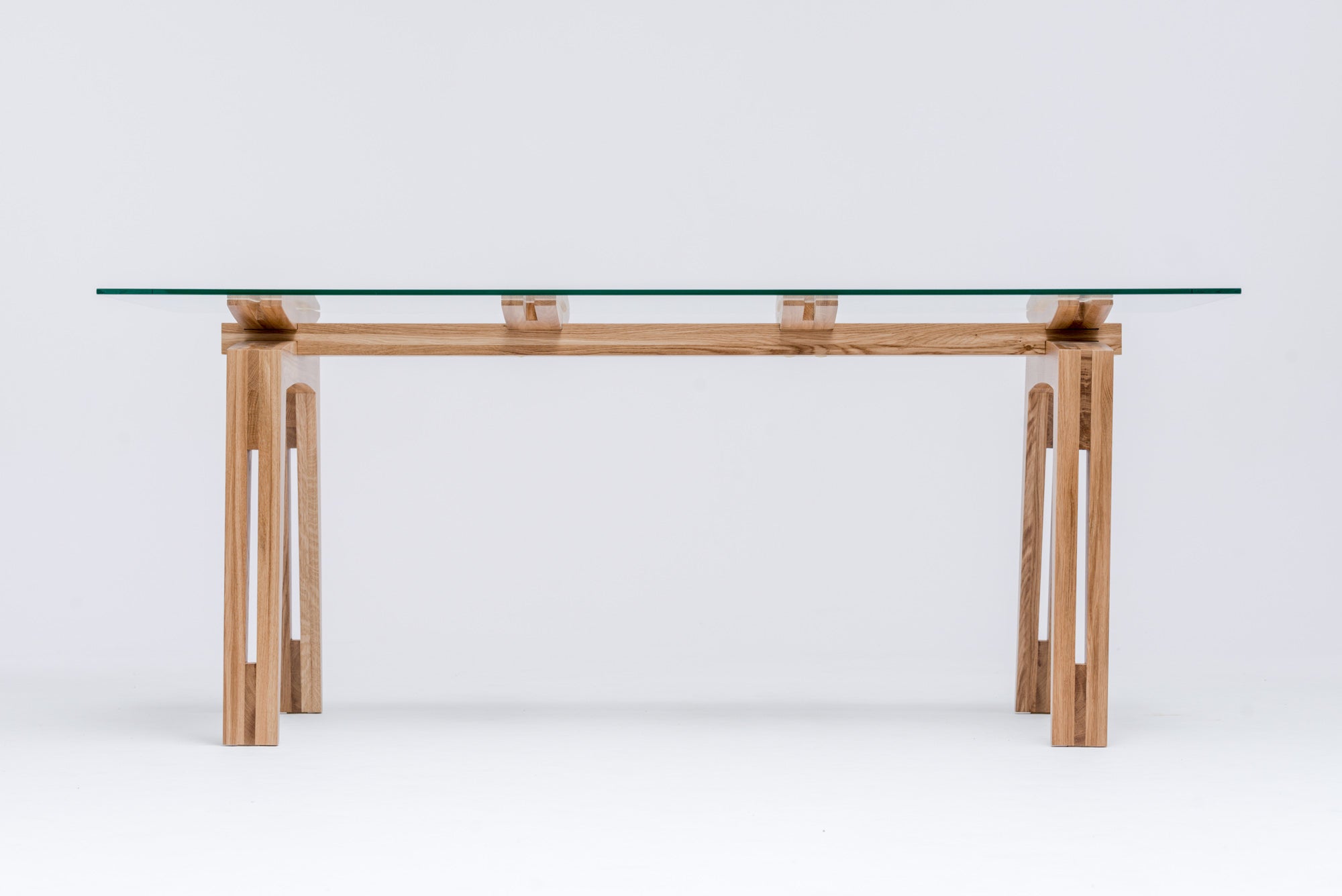 TAMAZO AIR table with glass top