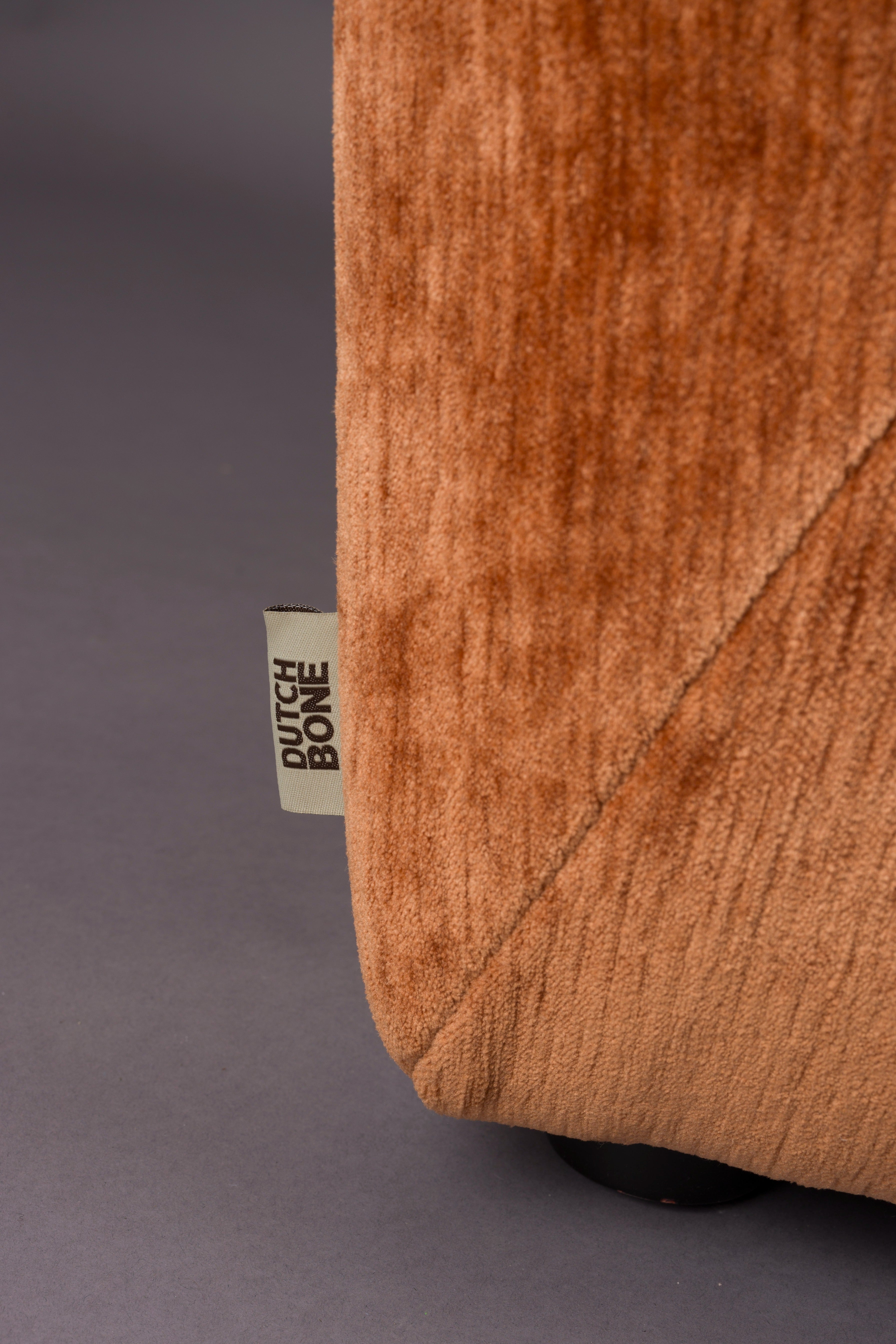 GIADA modular sofa - central element brown velvet