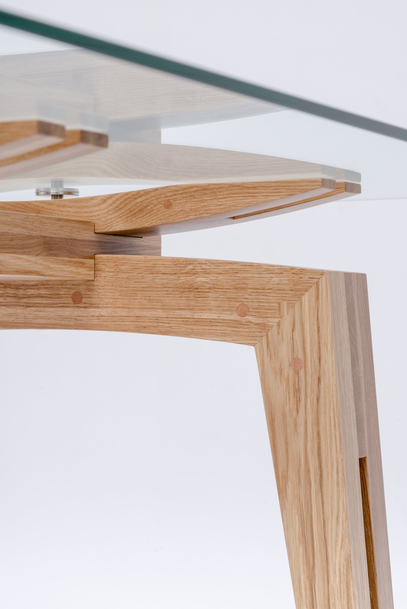 TAMAZO AIR table with glass top