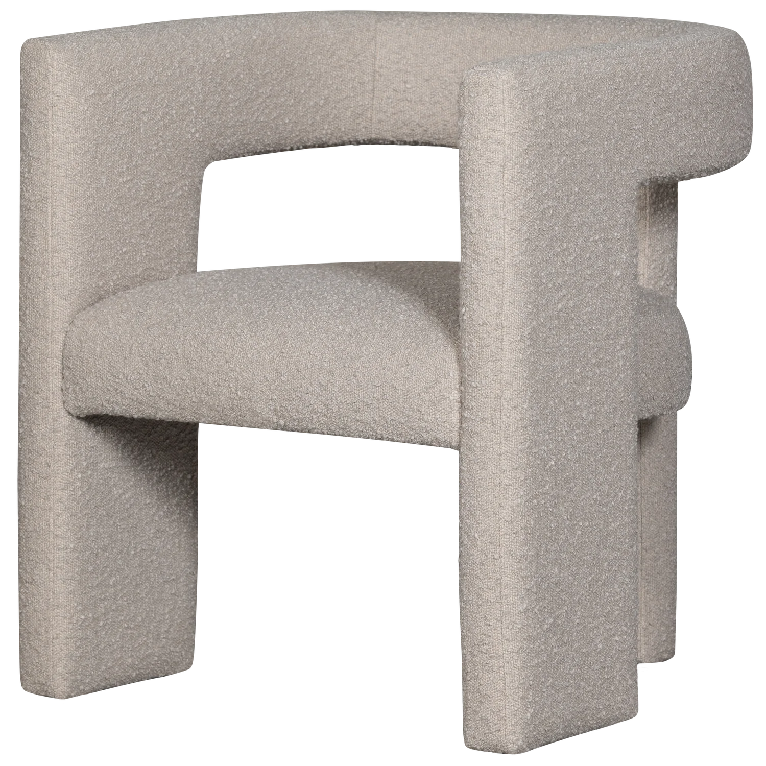 Sessel TIWA beige Bouclé