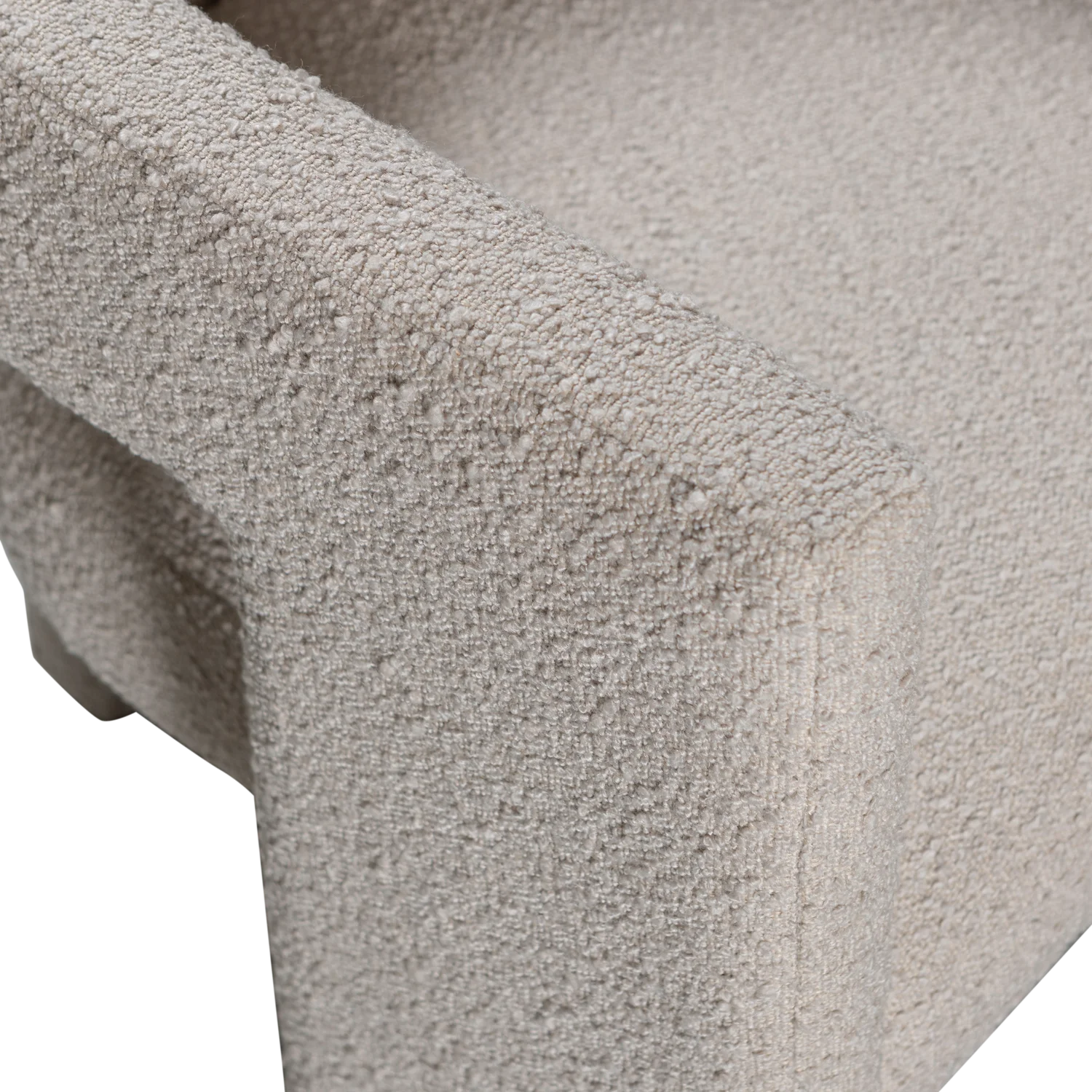 Sessel TIWA beige Bouclé