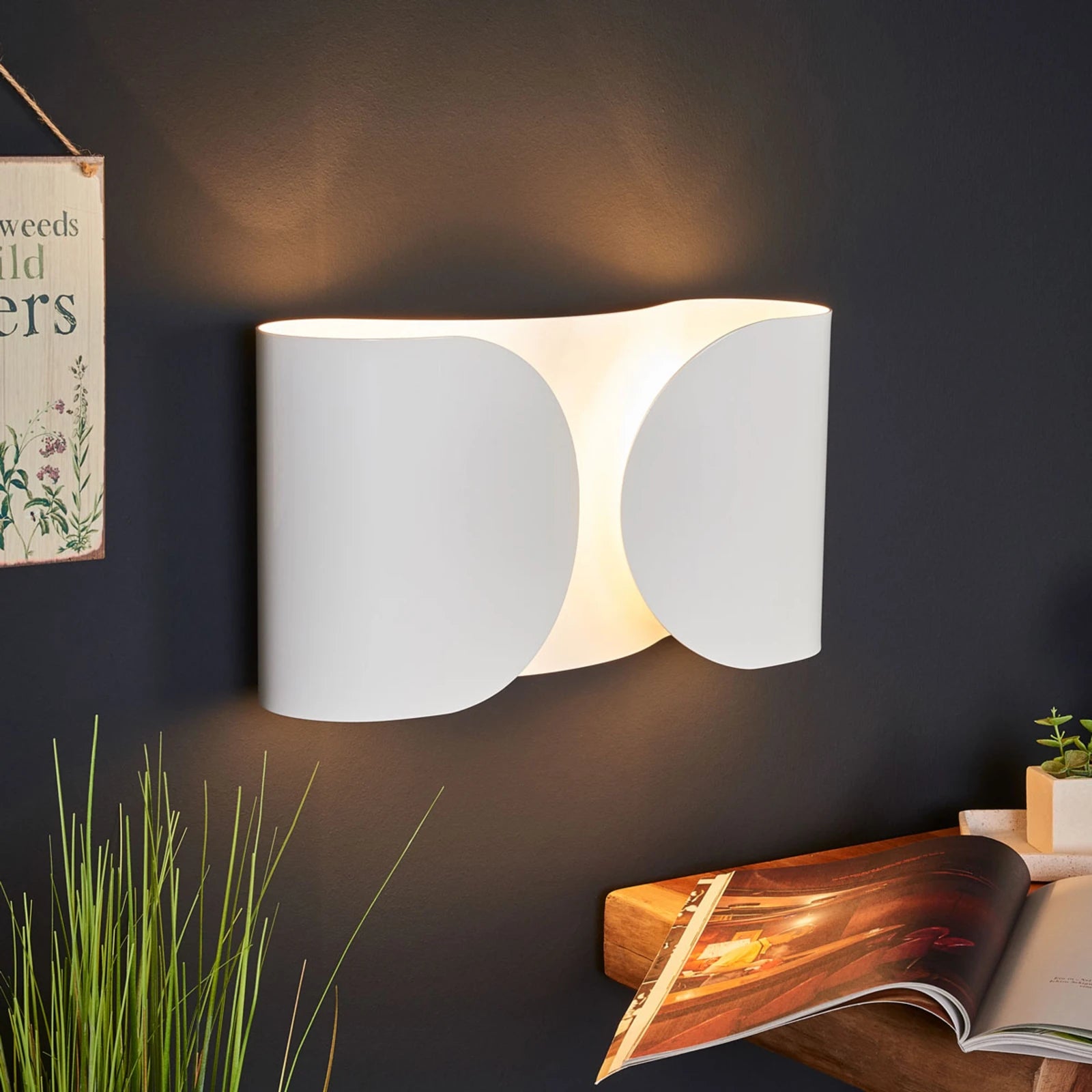 FOGLIO White Wall Lamp