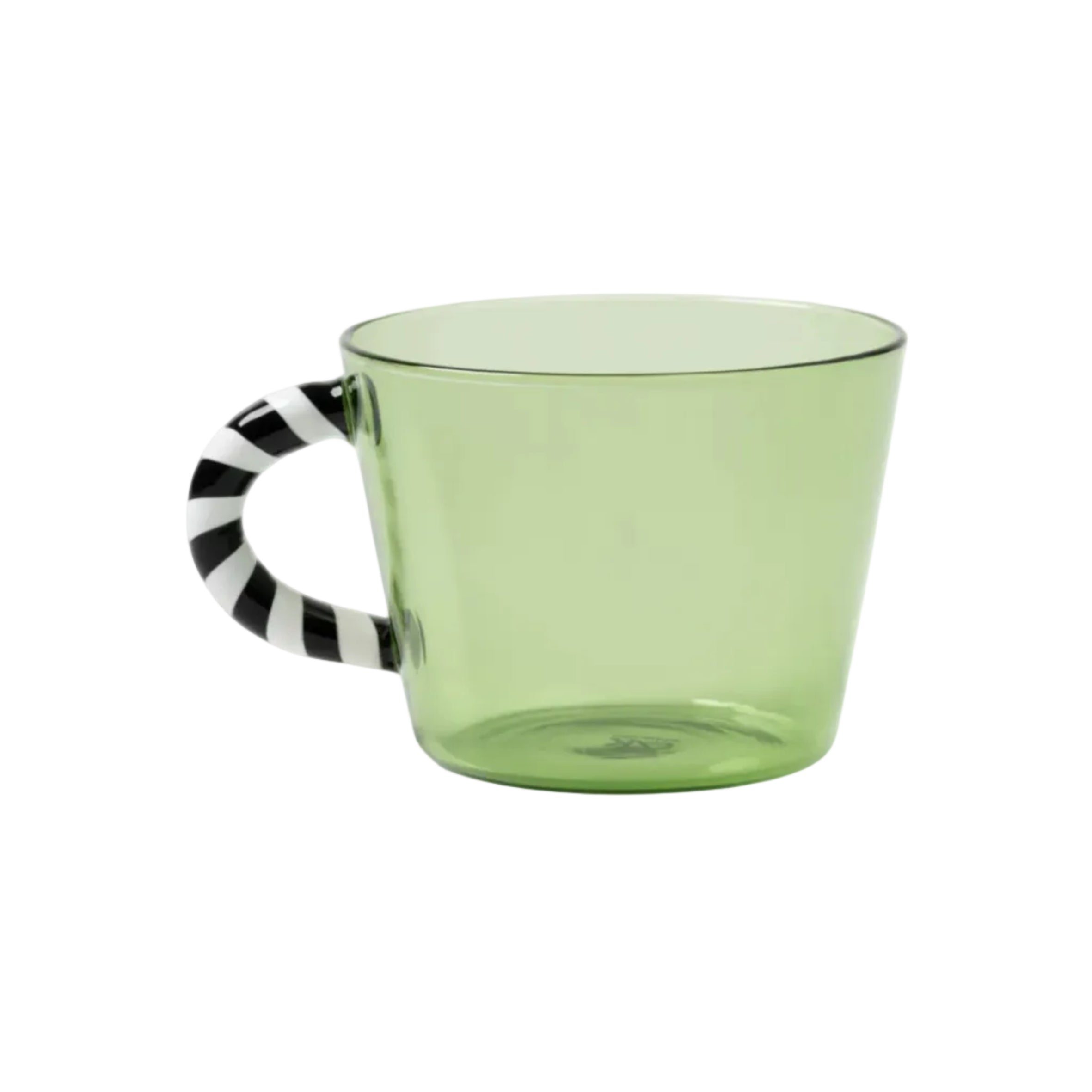 DUET Green Glasses Set with Black and White Handle