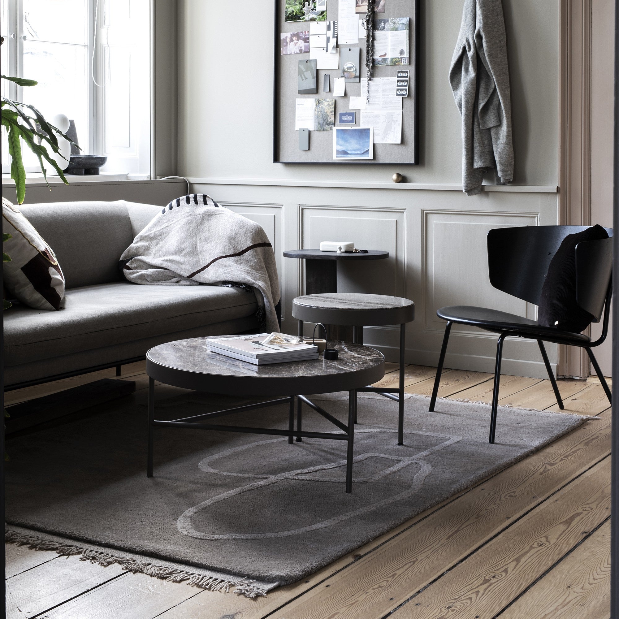 Stolik MARBLE TABLE schwarzer Marmor