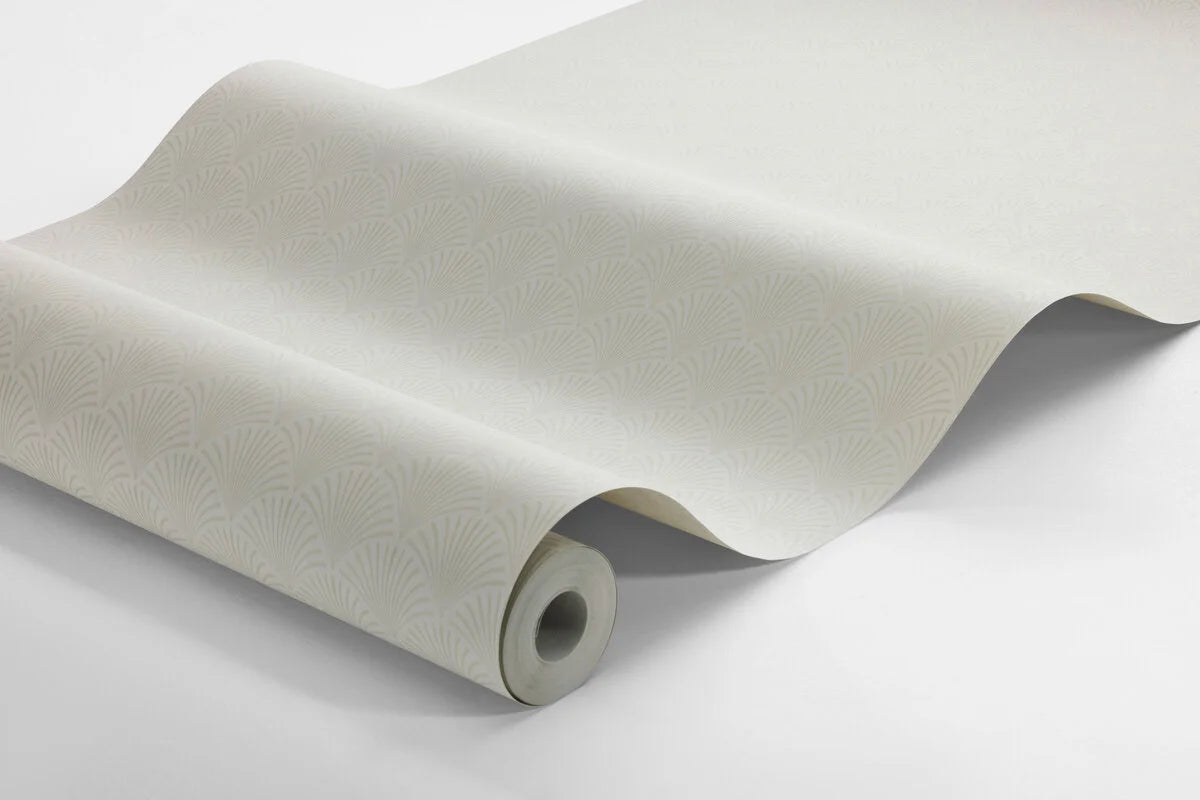 Non-woven paper wallpaper with geometric pattern SAMIRA beige