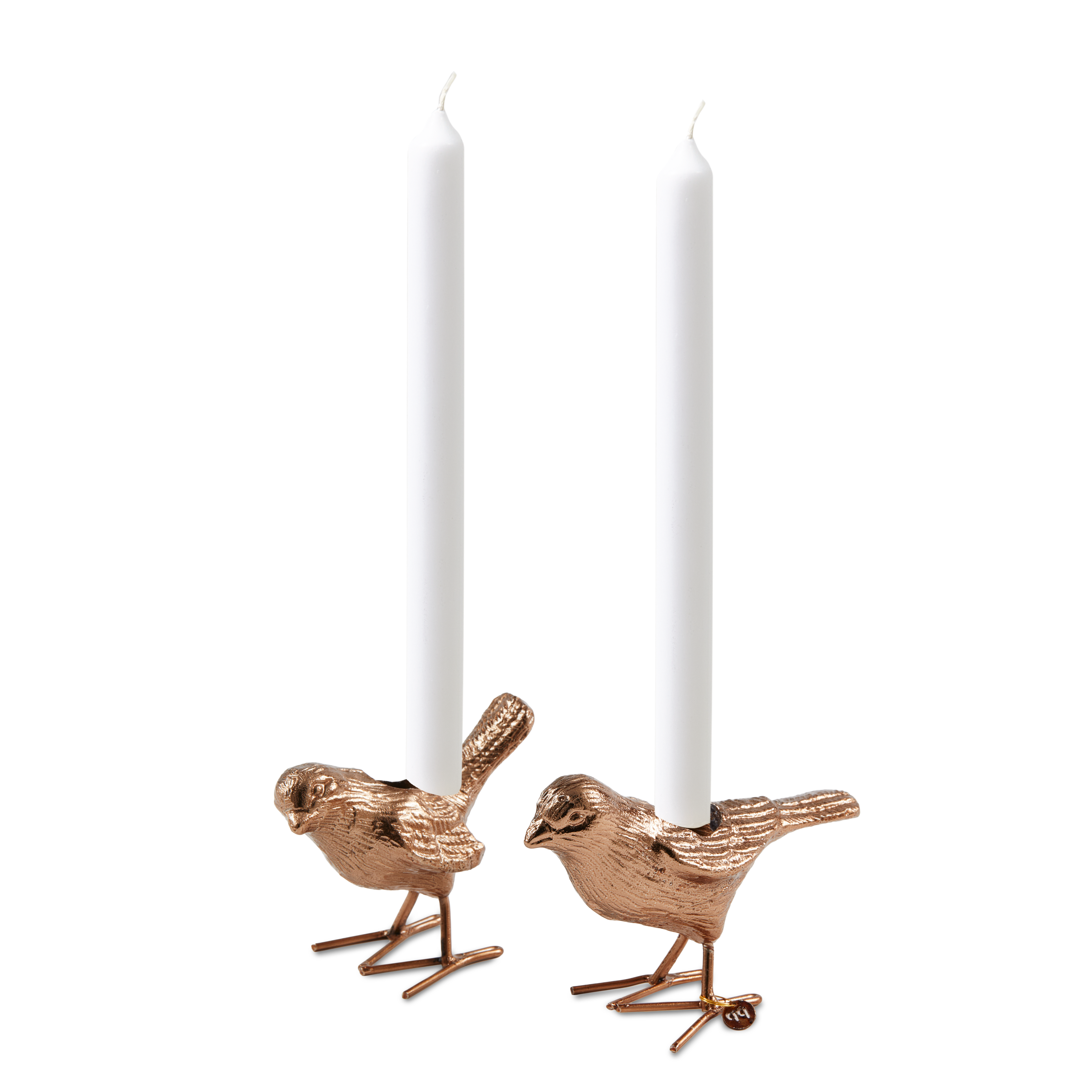 FLOCK OF BIRDS Candle Holders Light Pink Gold