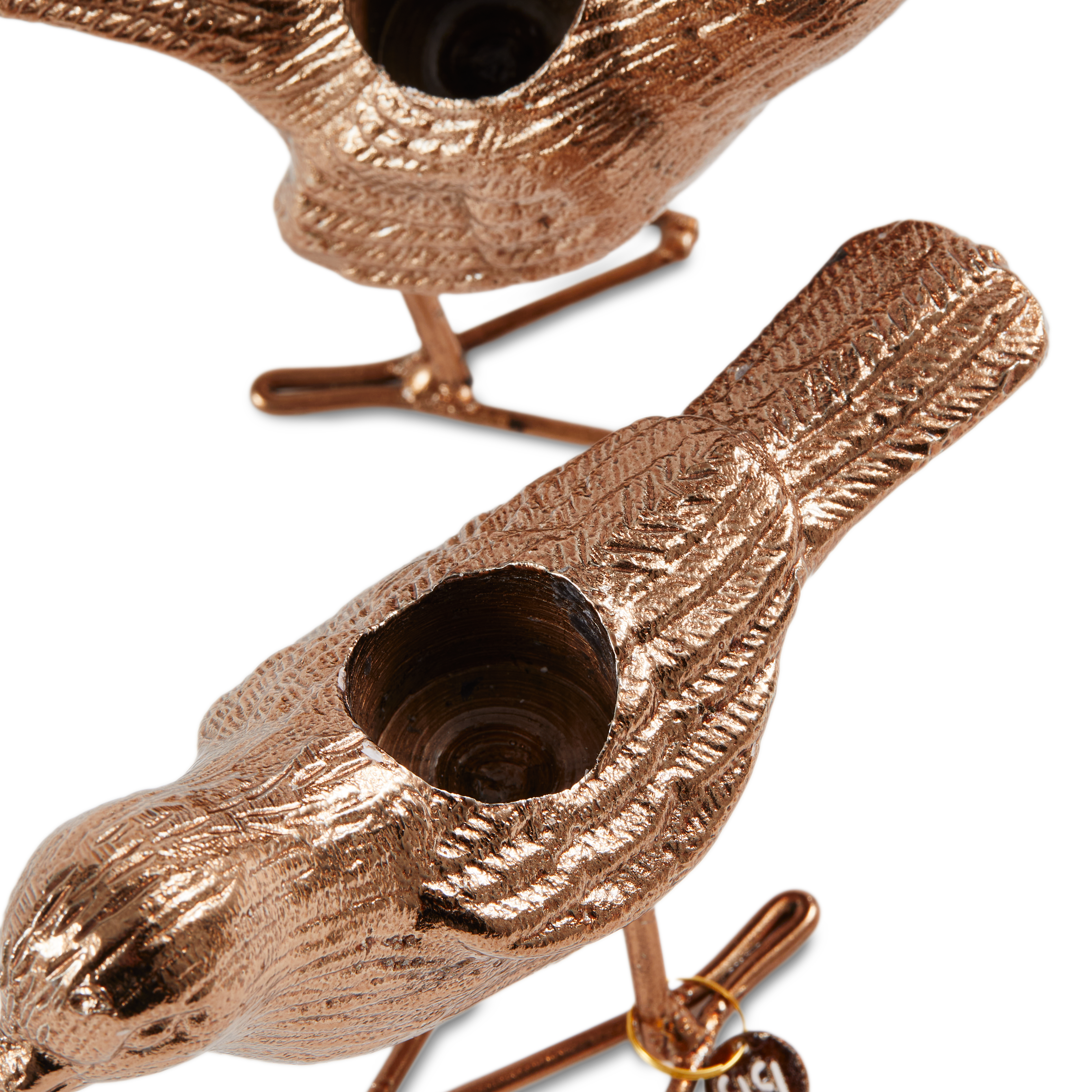 FLOCK OF BIRDS Candle Holders Light Pink Gold