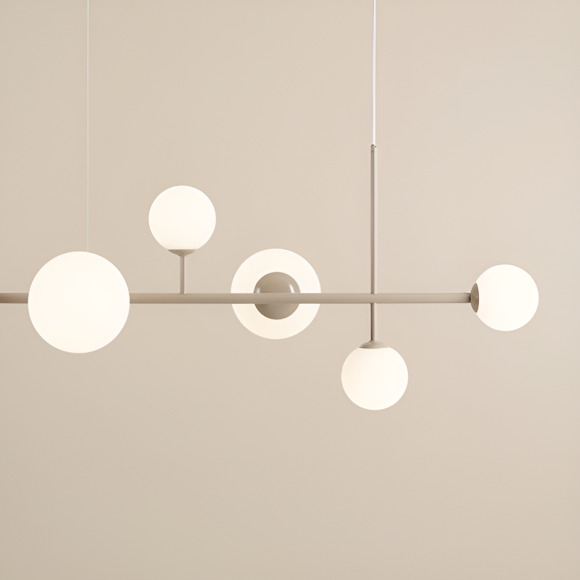 Hängelampe DIONE HEXA beige
