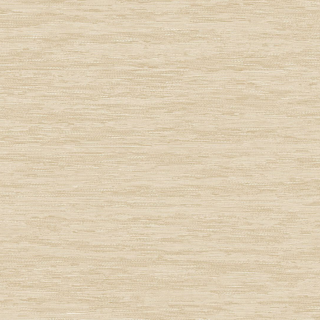 Jacquard Fabric Effect Wallpaper TATAMI - TRAVERTINE Warm Beige