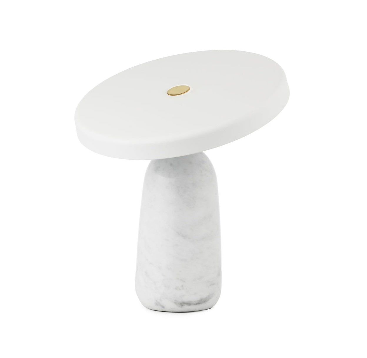 Lampe der weißen Tischlampe Eddy