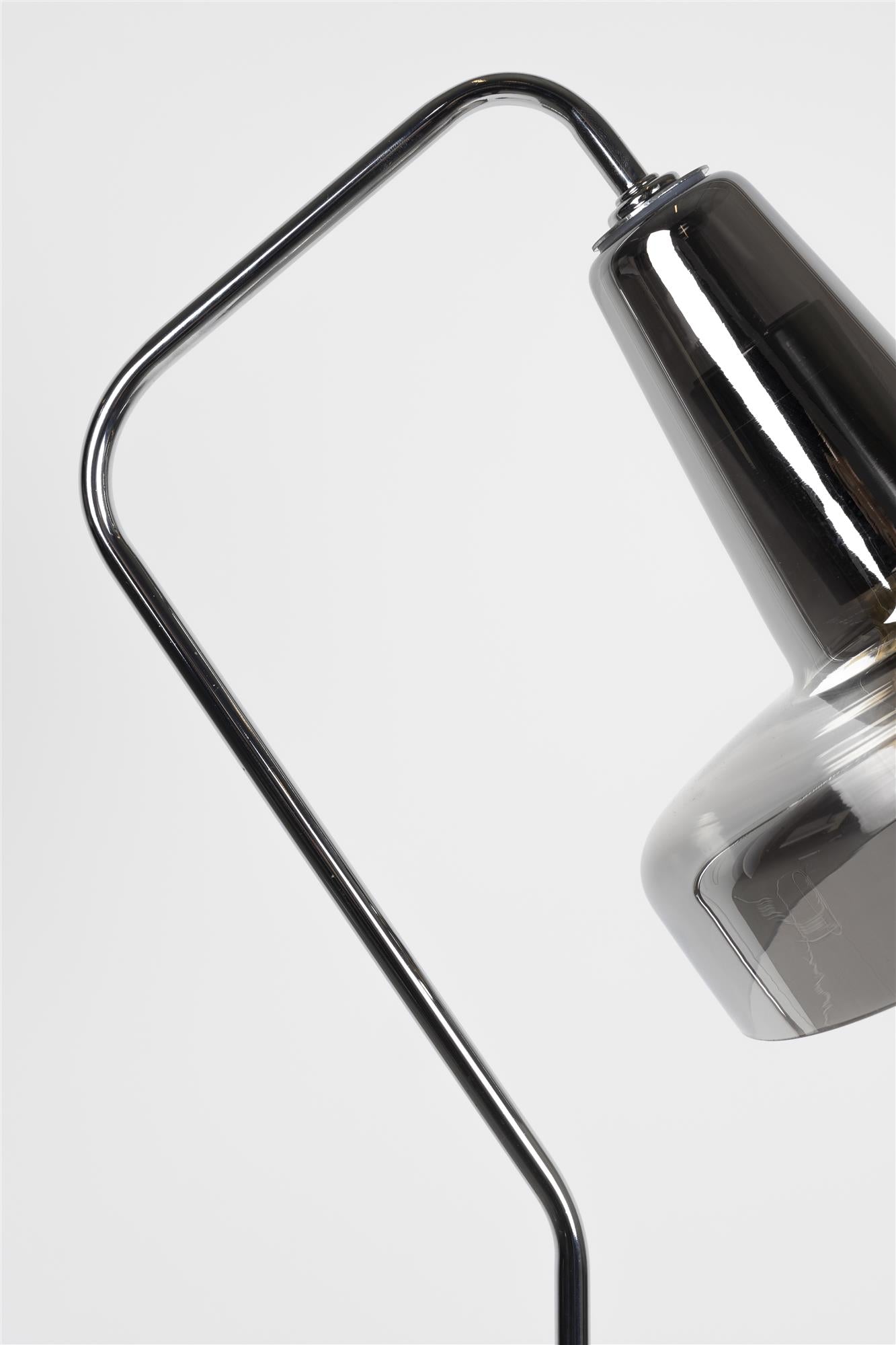 ANSHIN Floor Lamp Smoked Glass