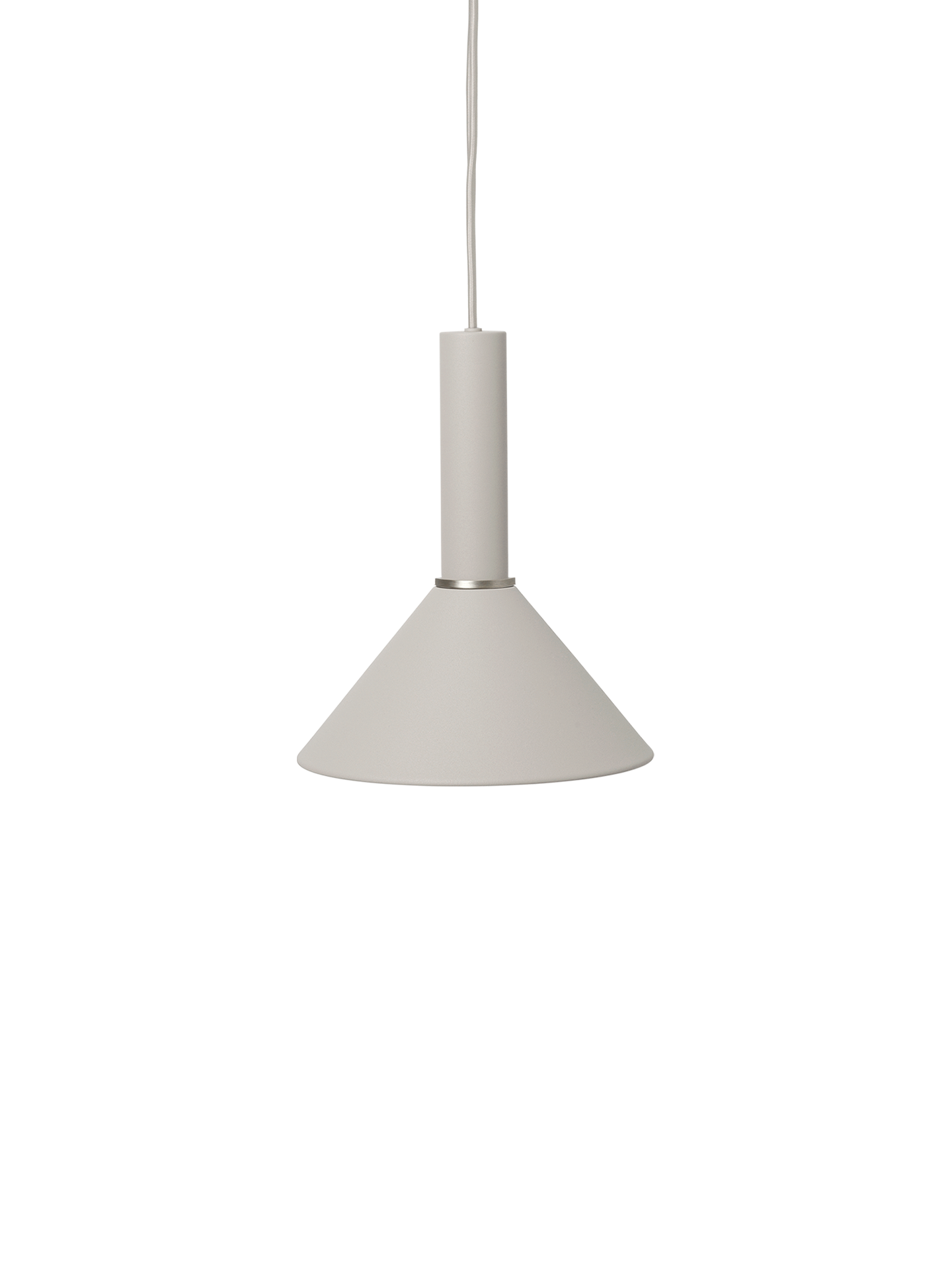 Collect Cone lampshade light gray