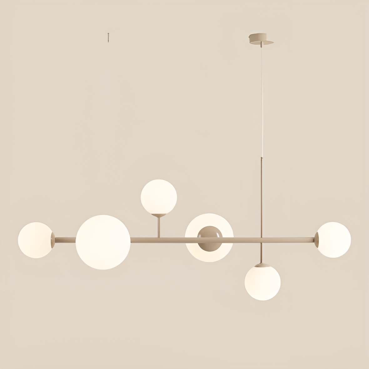 Hängelampe DIONE HEXA beige