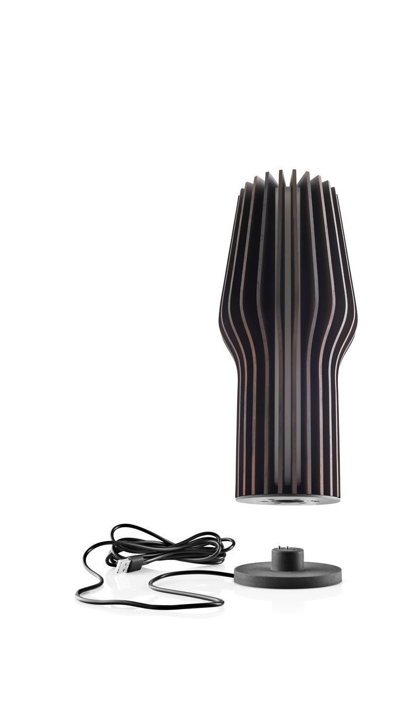 RADIANT portable lamp smoked oak