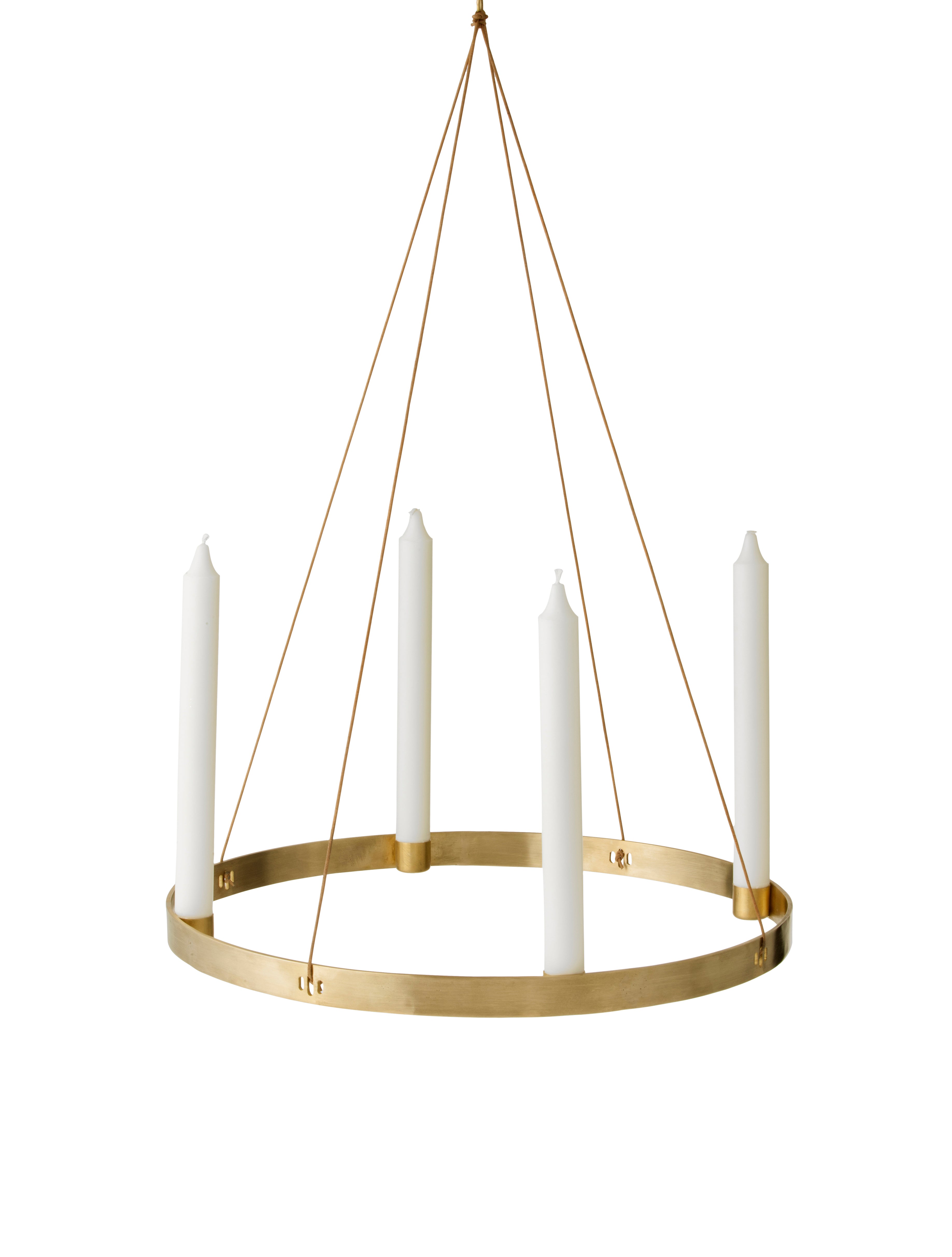 CIRCLE brass candlestick
