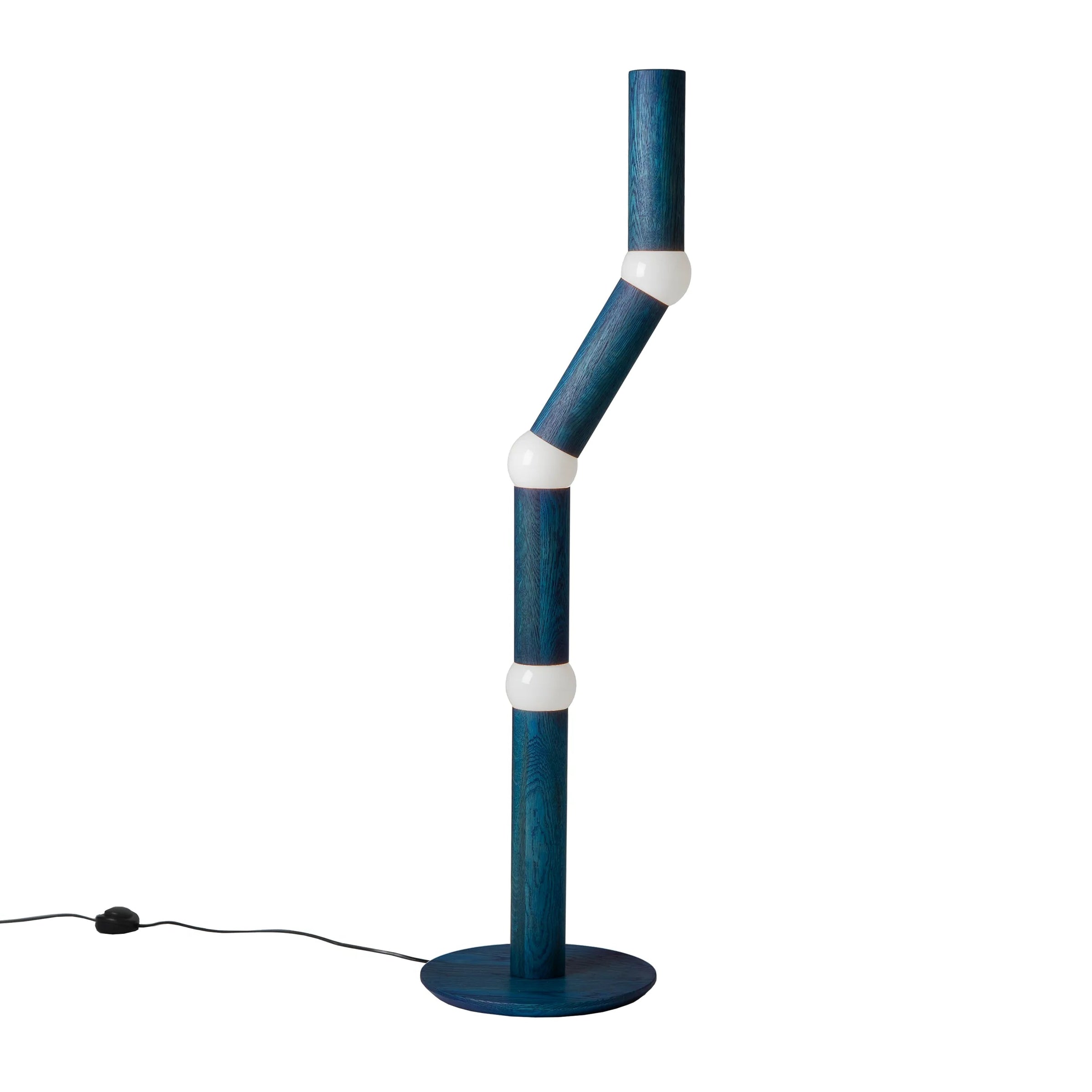 LIGHTBONE floor lamp blue oak