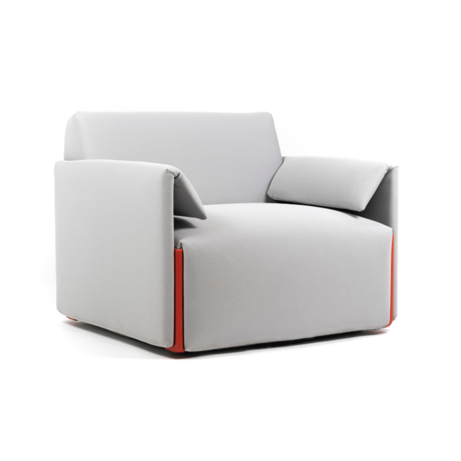 Upholstered COSTUME armchair