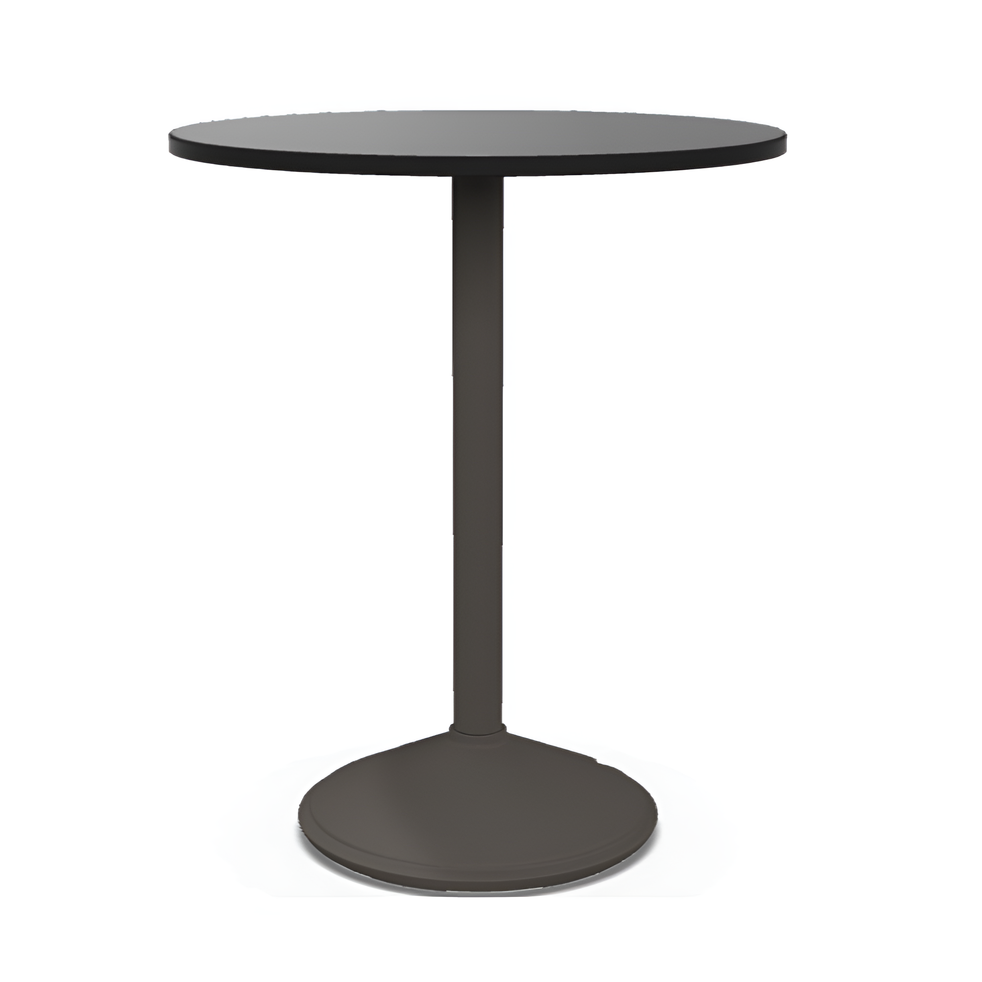 Round table BRUT anthracite base