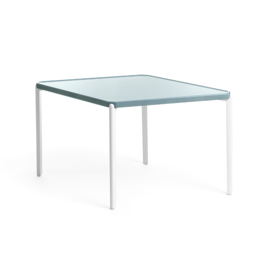 TAMBOUR blue concrete coffee table