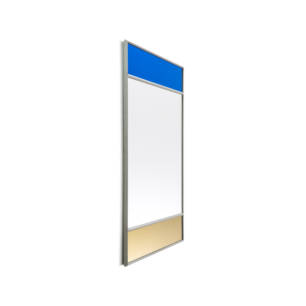 Rectangular mirror VITRAIL light gray frame