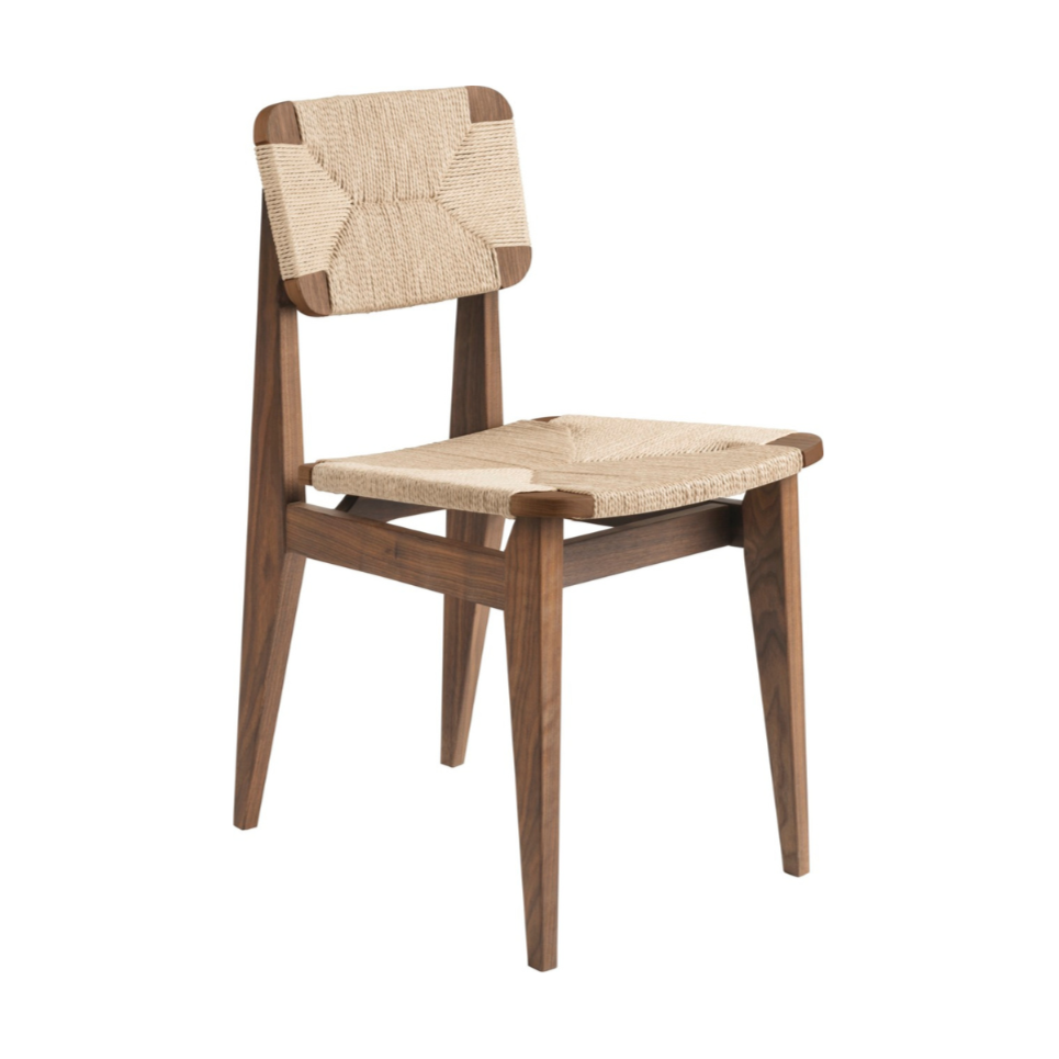 C-CHAIR Stuhl aus Walnussholz