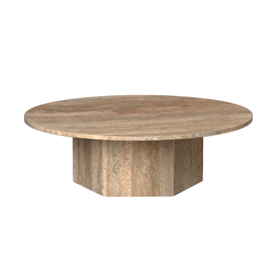 EPIC Beige Travertine Coffee Table