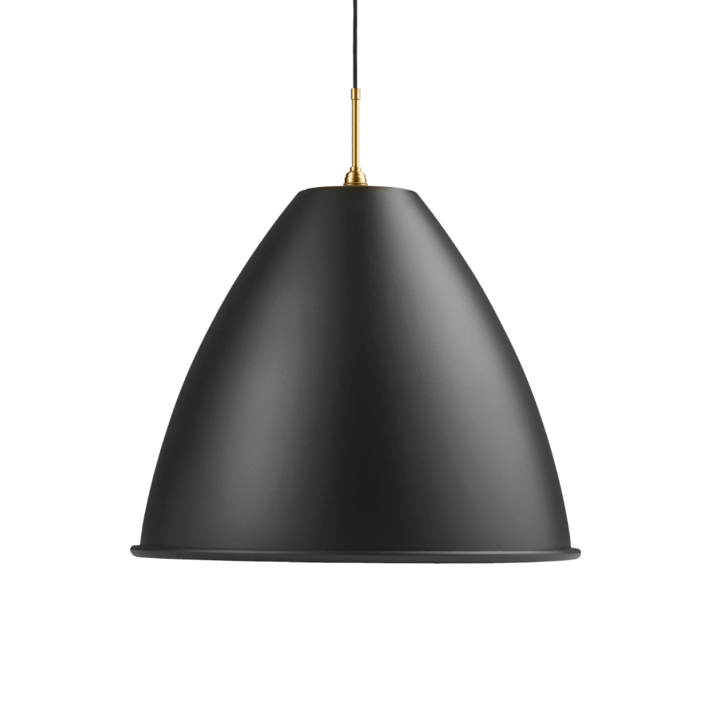 Pendelleuchte BESTLITE BL9 Messing mit schwarzem Schirm