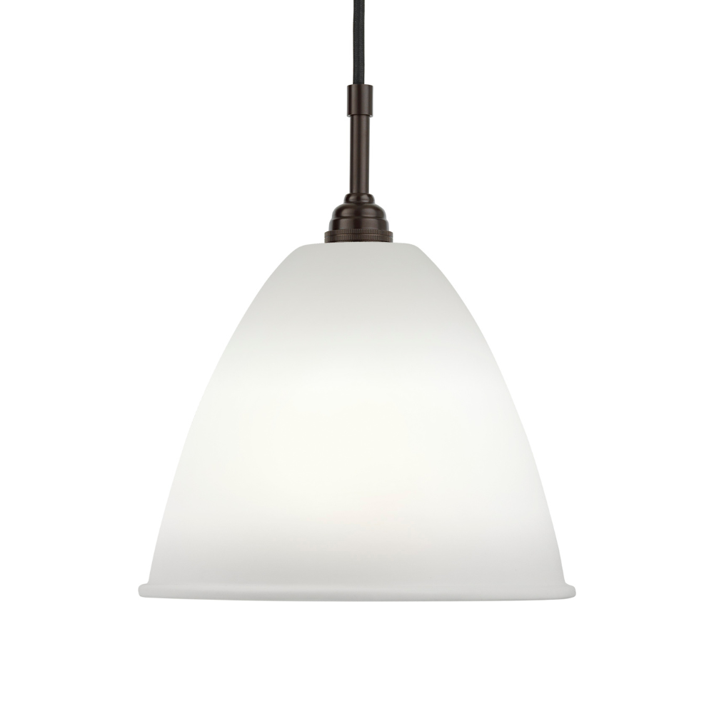Pendelleuchte BESTLITE BL9 schwarz mit Porzellanschirm