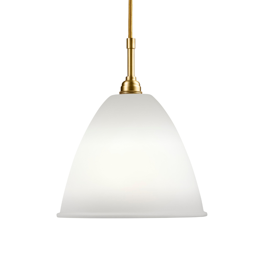 Pendelleuchte BESTLITE BL9 Messing mit Porzellan-Schirm