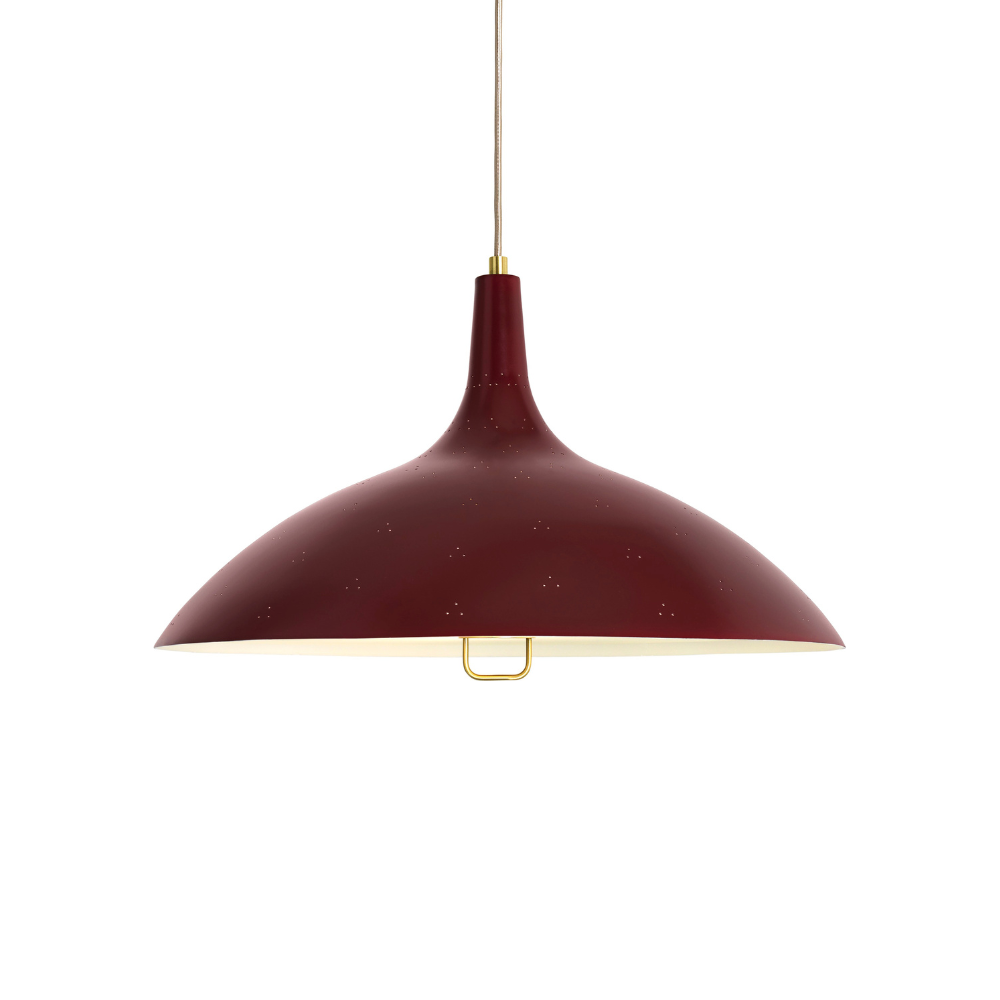 Pendelleuchte 1965 bordeaux
