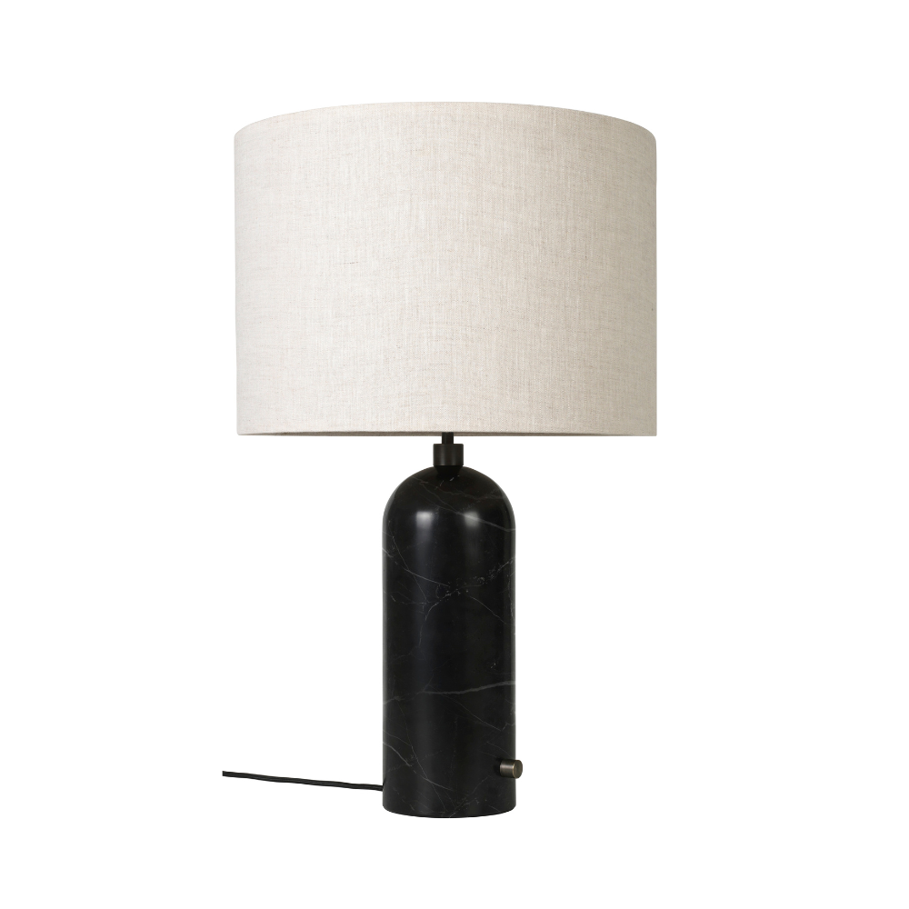 Tischlampe GRAVITY schwarzer Marmor
