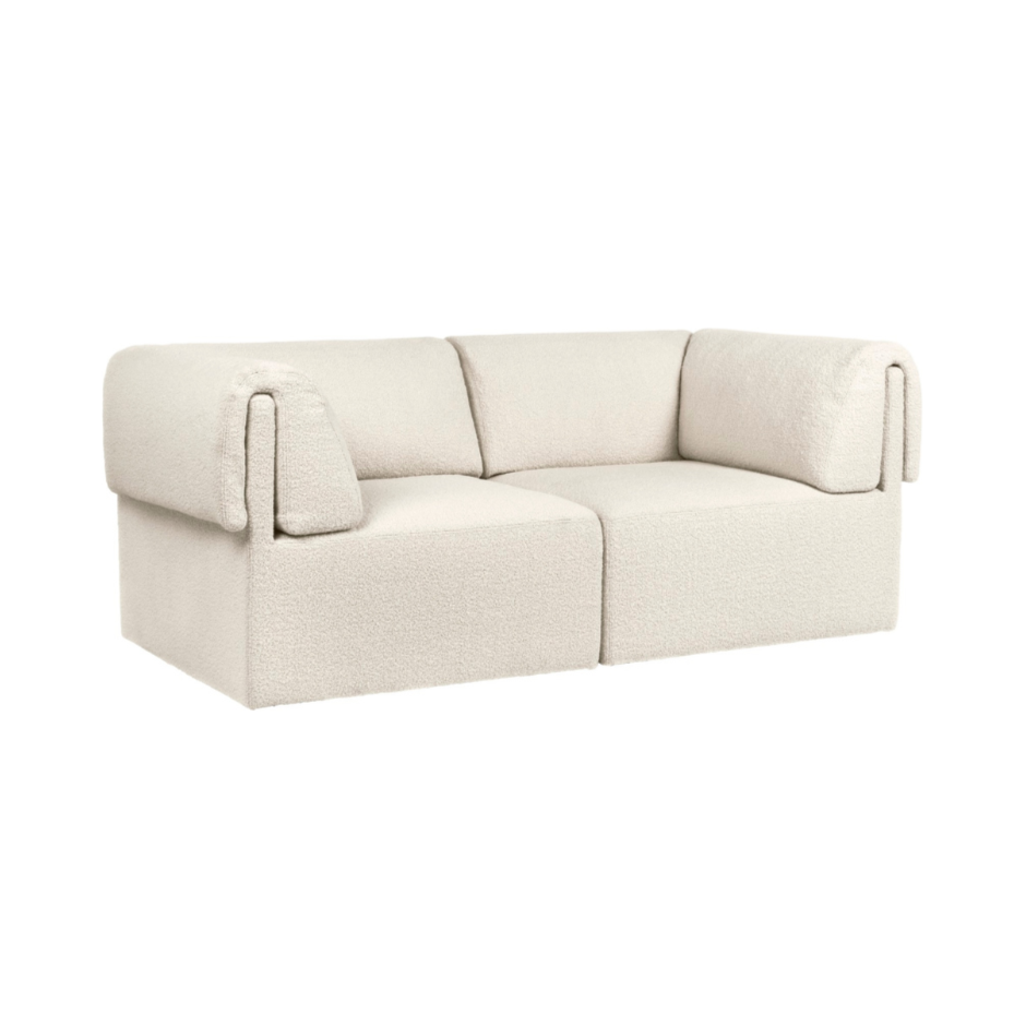 Sofa 2-sitzig WONDER gepolstert