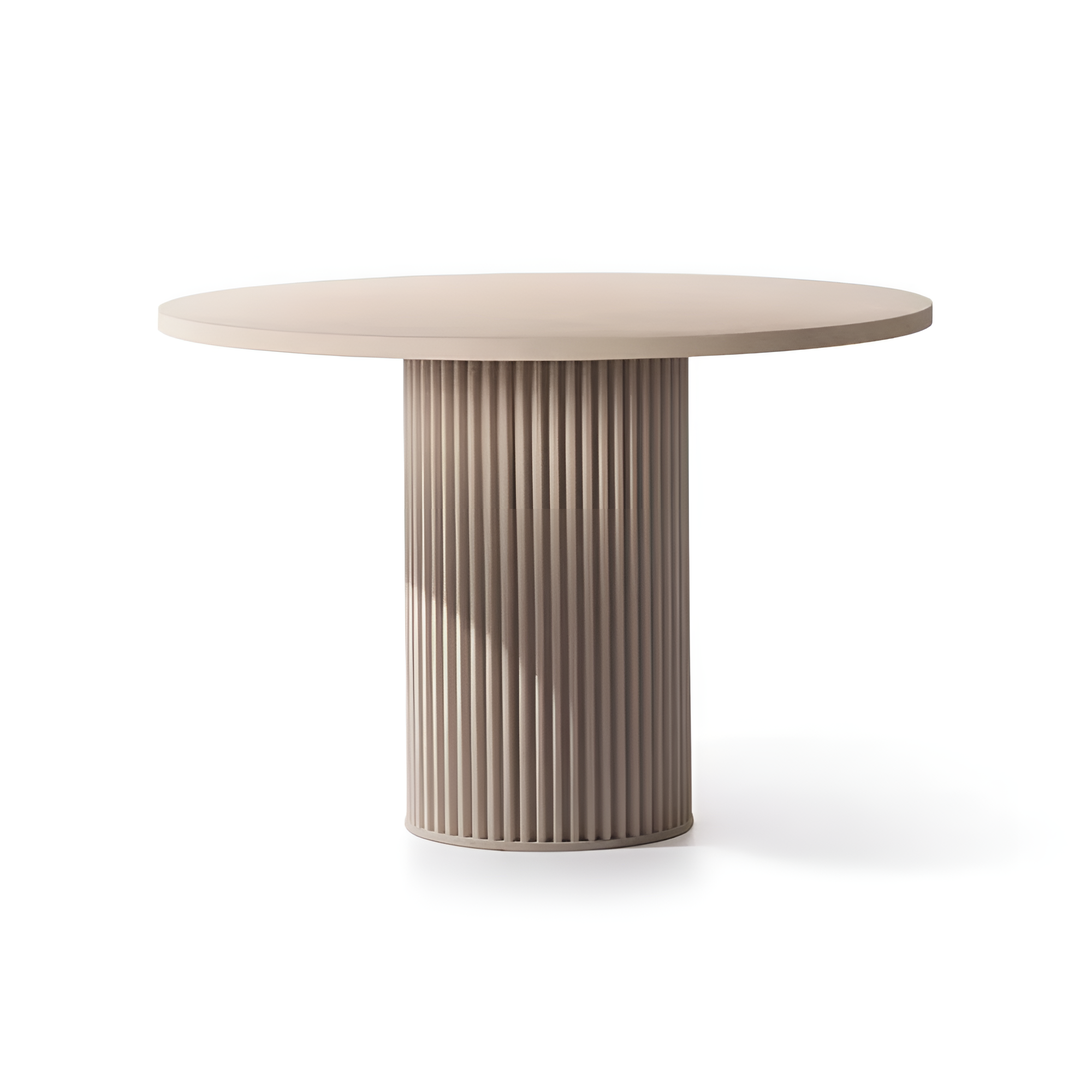 Runder Außentisch HERCLE beige