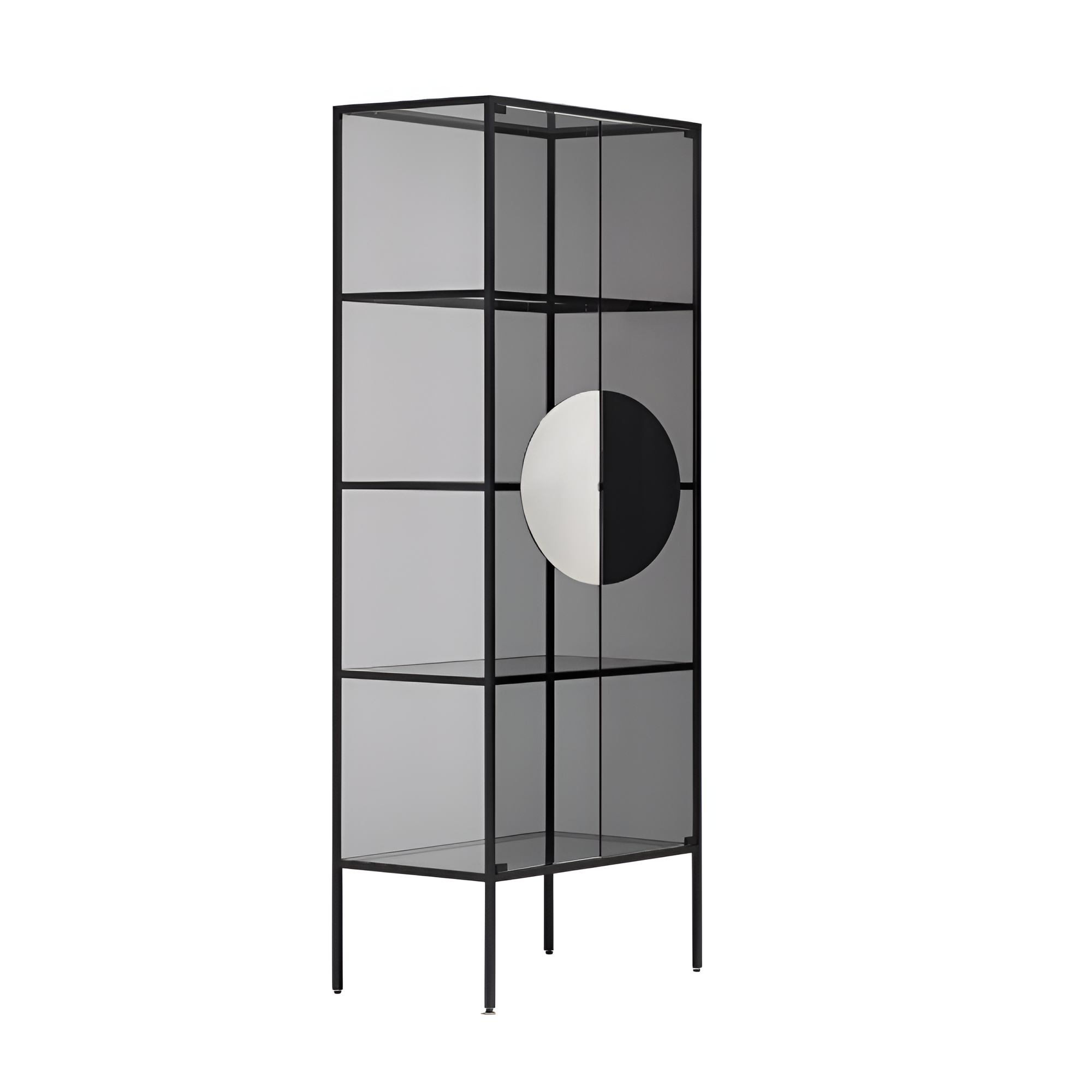 Glasvitrine YANG schwarz