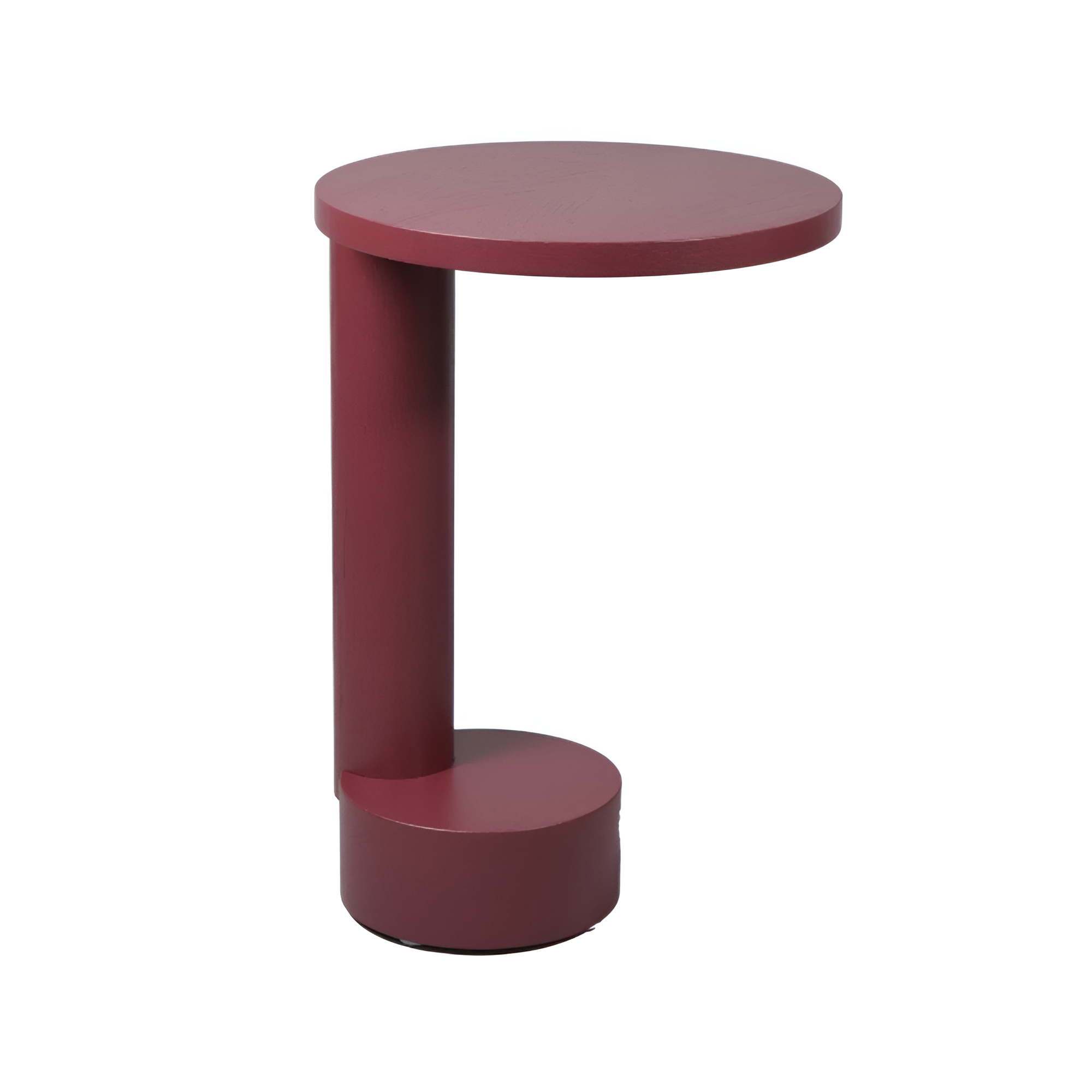 BOLD Burgundy Side Table