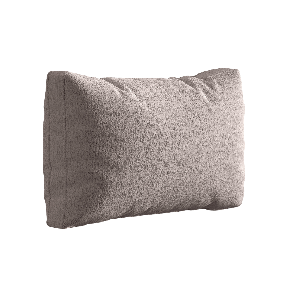 Kissen KEMI sandfarbener Bouclé
