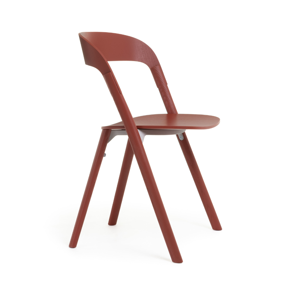 PILA chair red ash wood