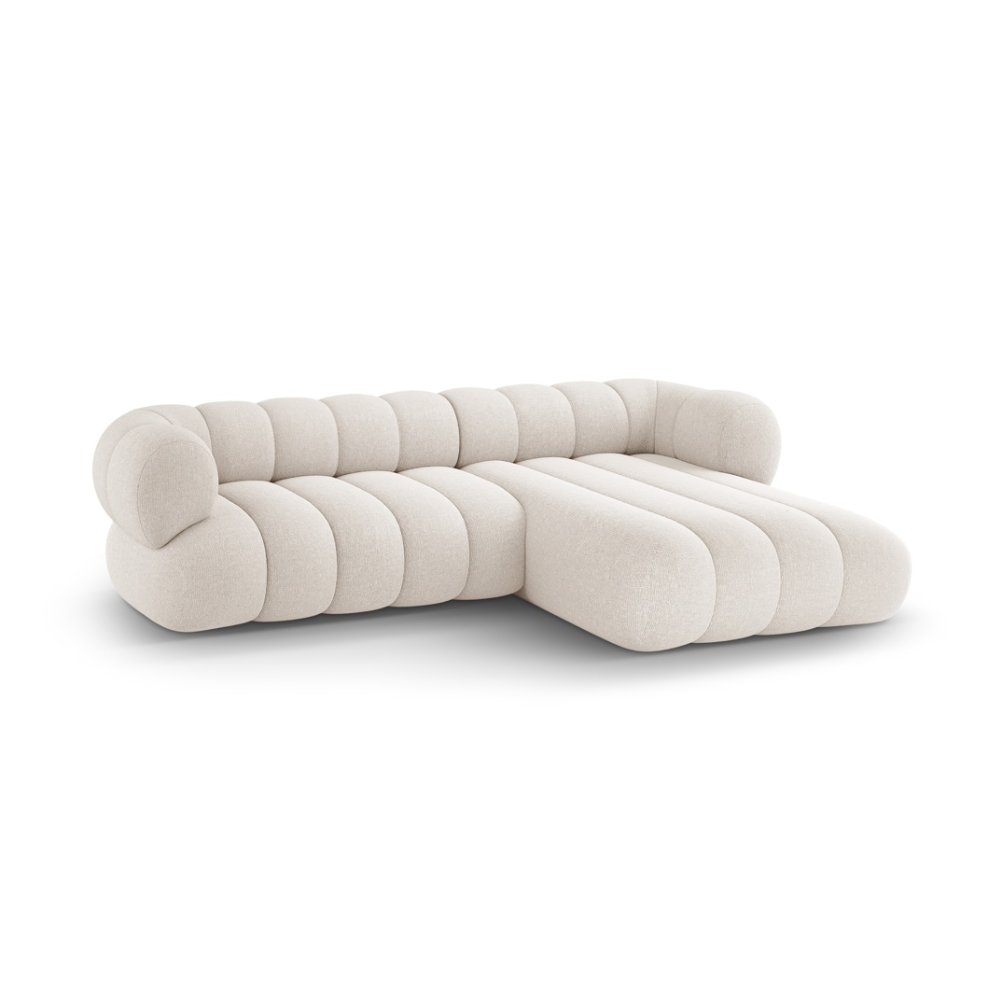 Fünfsitzer Ecksofa rechts KOGE cremefarben