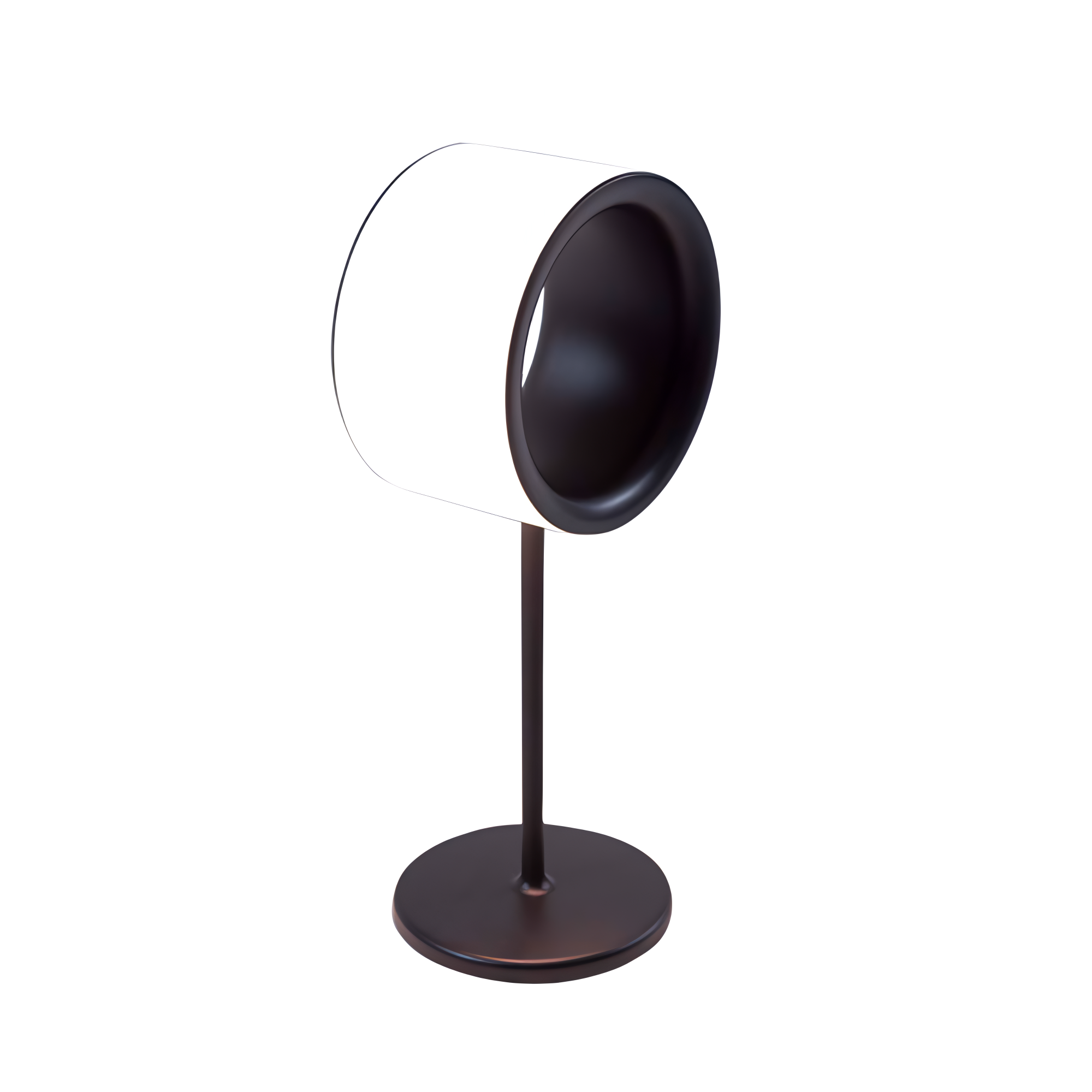 Tischlampe LOST schwarz mit Weiß